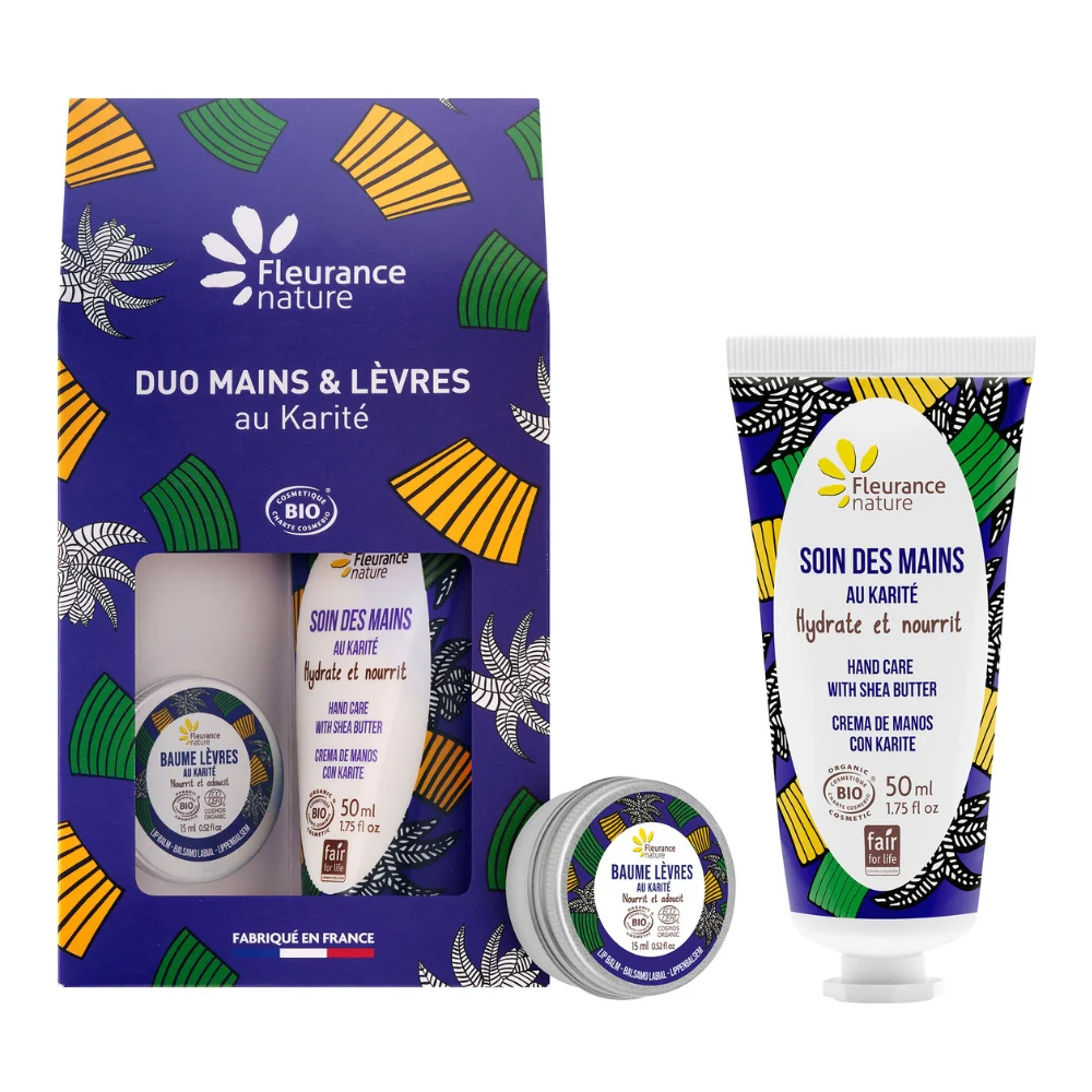 Cofre Duo Bálsamo Labial 15ml + Crema Manos Karité 30ml - Día de la Madre - Image 2