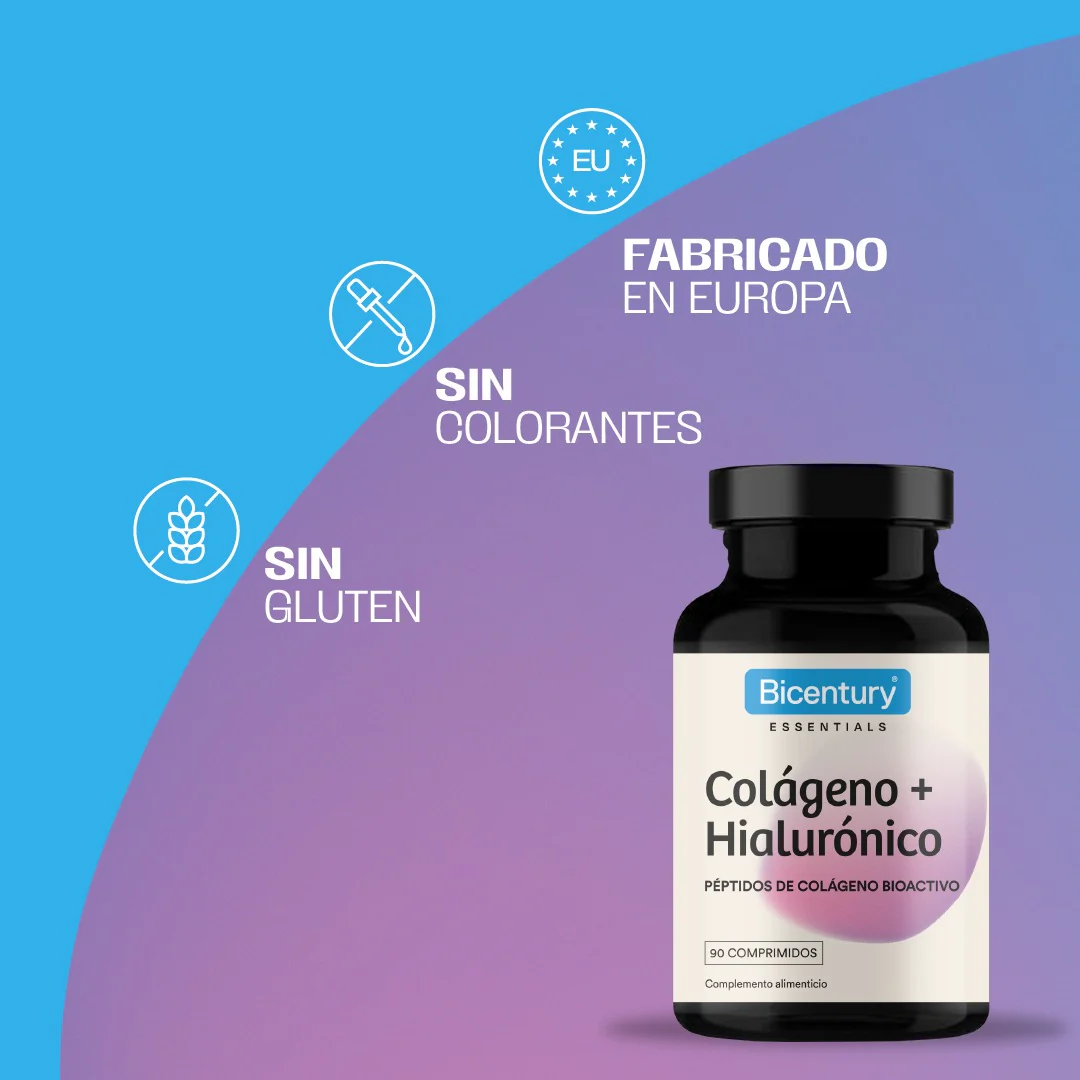 Colágeno Ácido Hialurónico BICENTURY 90 comprimidos - Image 6