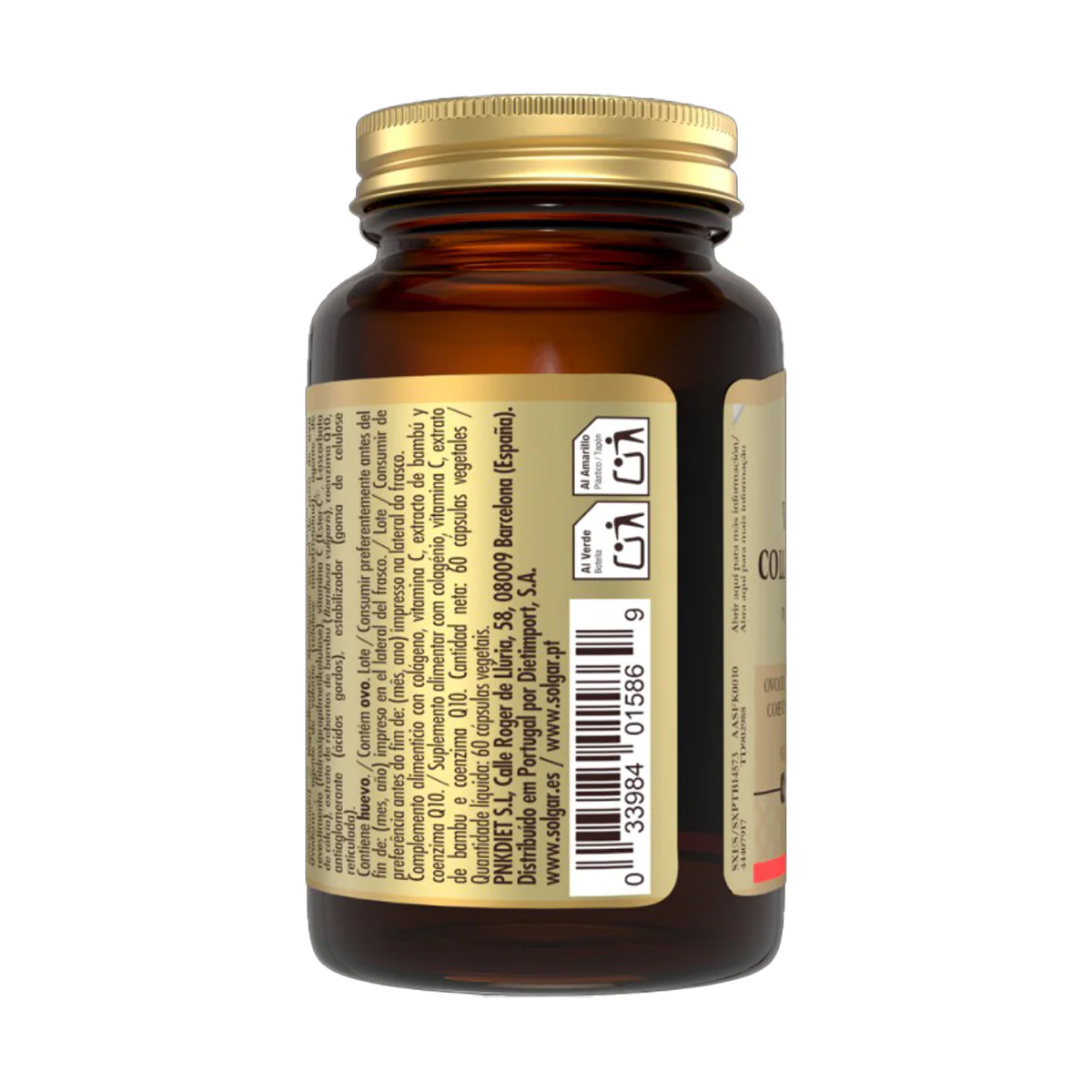 Colágeno Vegano Ovoderm Solgar 60 cápsulas vegetales - Image 4