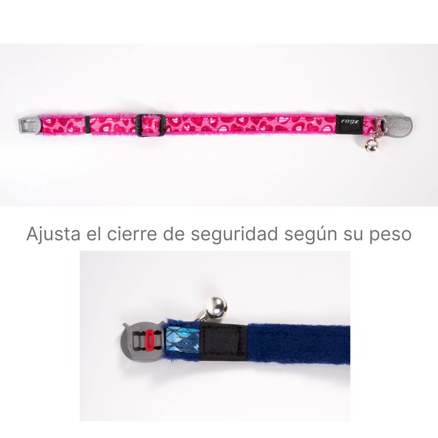 Collar Para Gato Fashioncat Estampado Amarillo Rogz Ajustable 20-31cm - Image 5