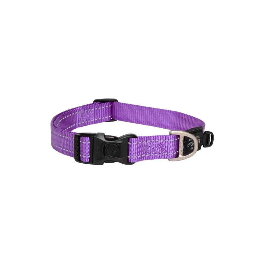 Collar Para Perro, Modelo Classic De Rogz Color Lila. Talla S (8-14kg)