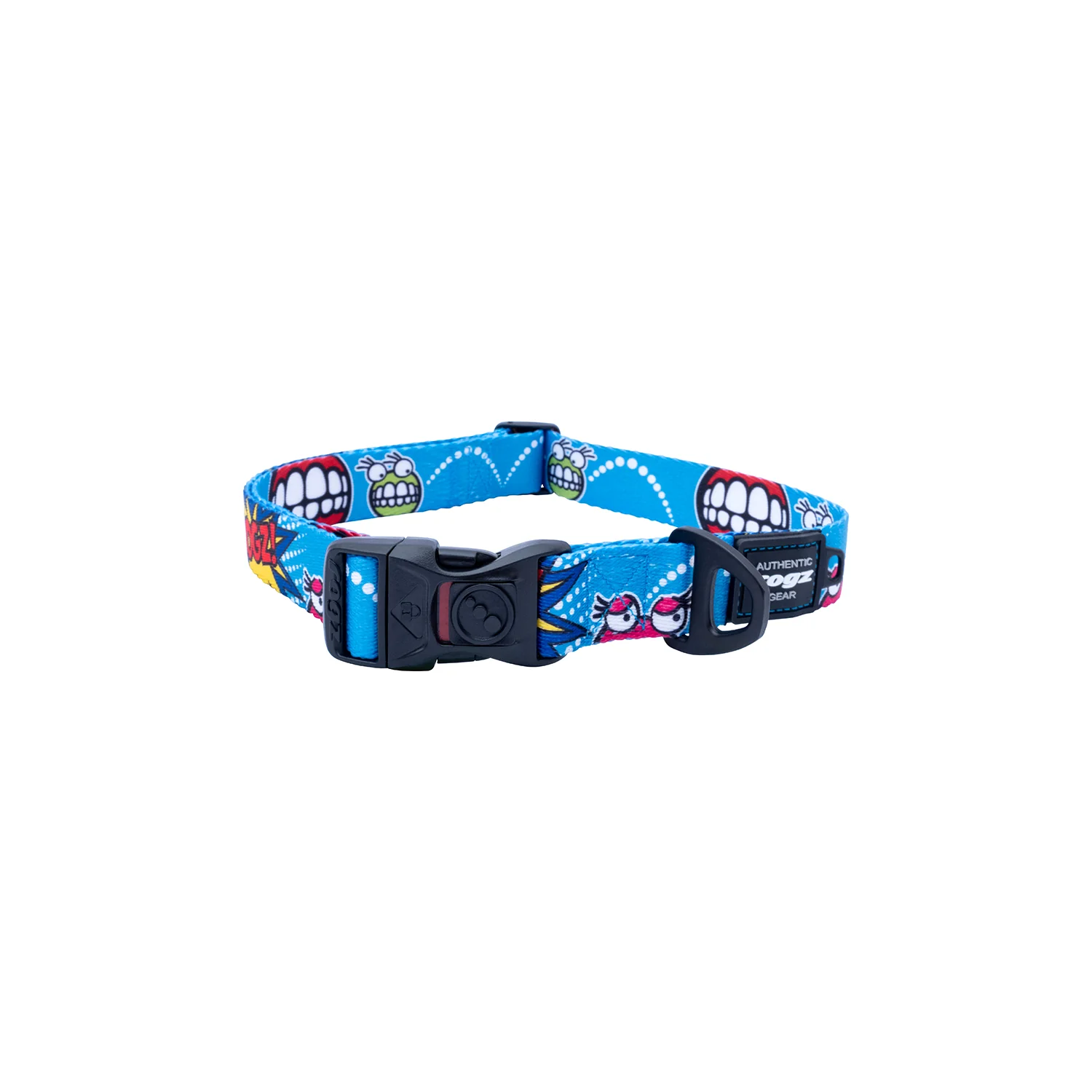 Collar Para Perro, Modelo Fusion De Rogz, Estampado Comic Azul. Talla L (21-40kg) - Image 4