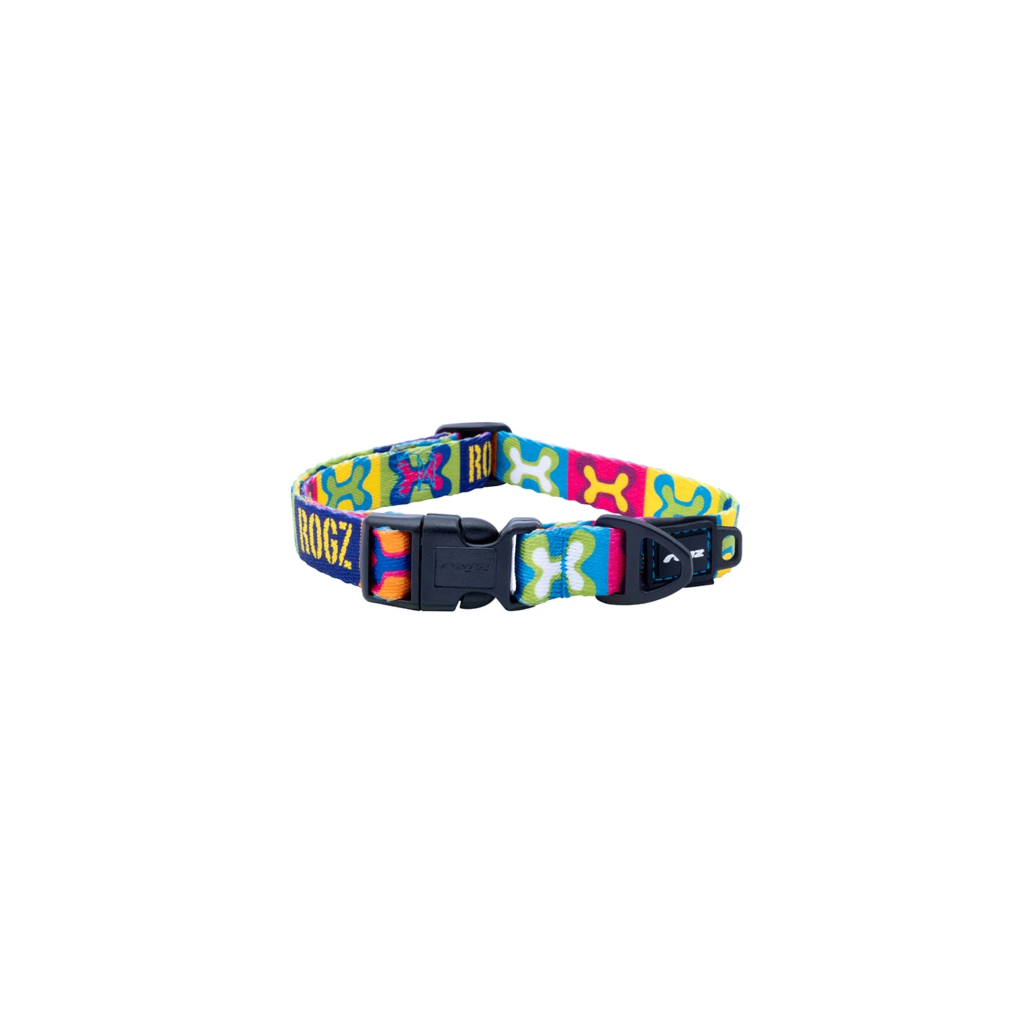 Collar Para Perro, Modelo Fusion De Rogz, Estampado Pop Art. Talla M (12-22kg) - Image 2