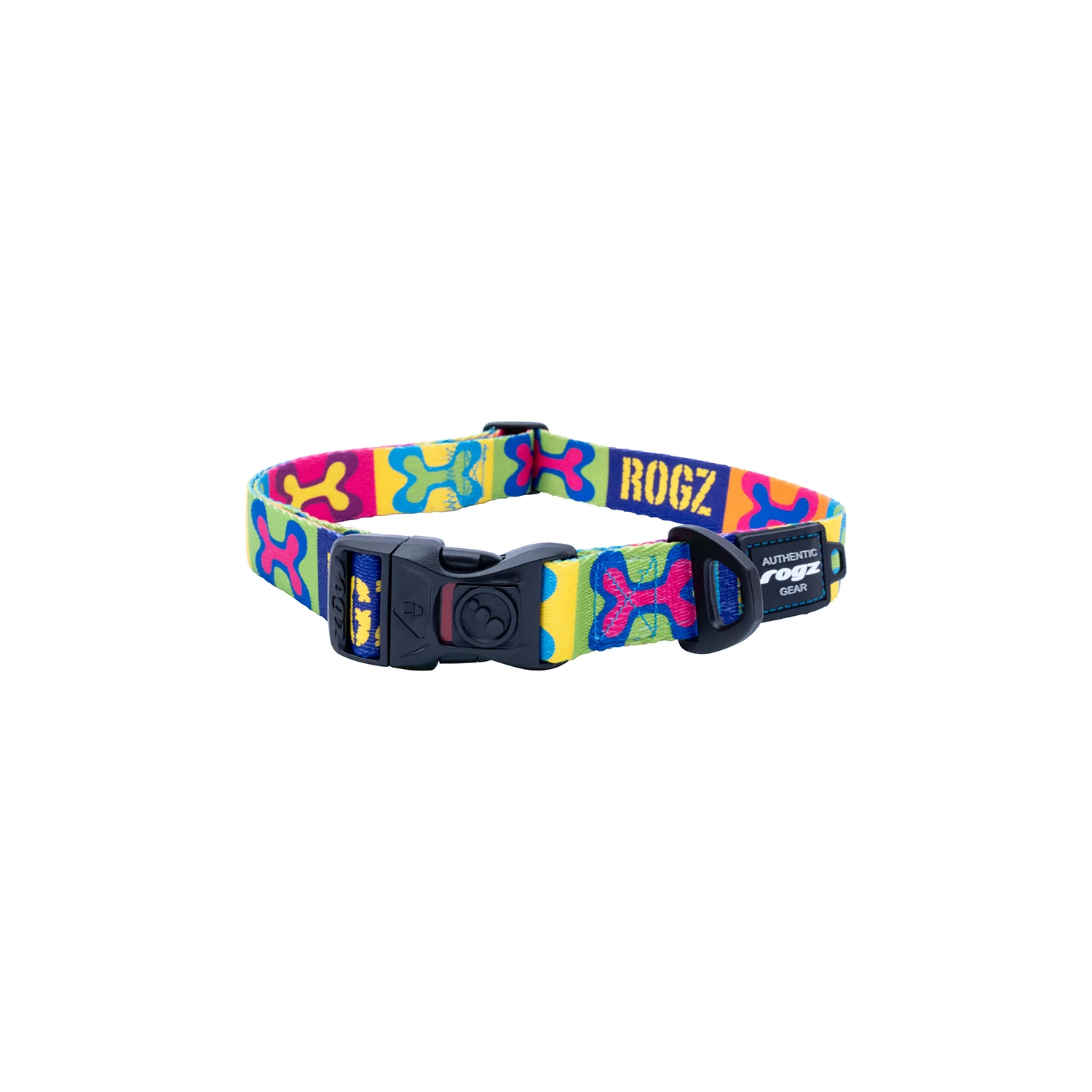 Collar Para Perro, Modelo Fusion De Rogz, Estampado Pop Art. Talla M (12-22kg) - Image 4