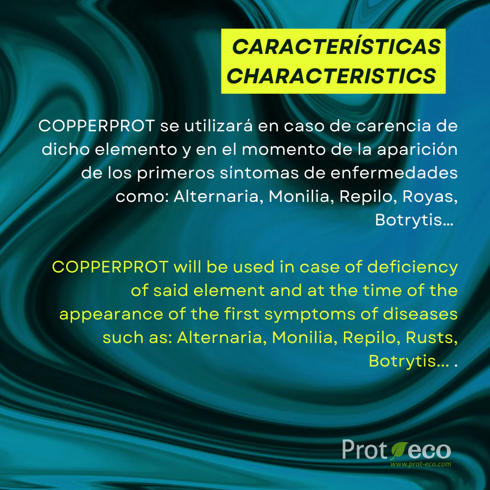 Copperprot Prot-eco Corrector De Cobre Ecológico Para Plantas Contra Hongos Y Mildiu + Pipeta 5 Ml Gratis - Image 3