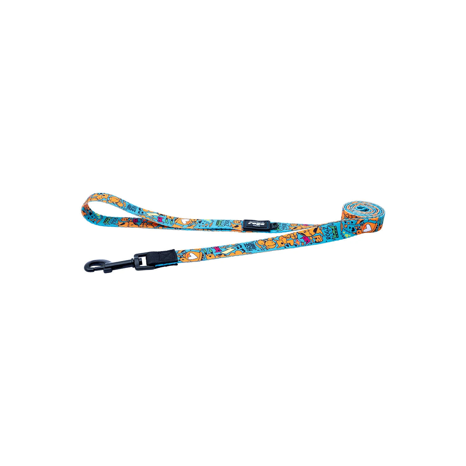 Correa Para Perro, Modelo Fusion De Rogz, Estampado Graffiti Azules. Talla S (8-14kg) - Image 3