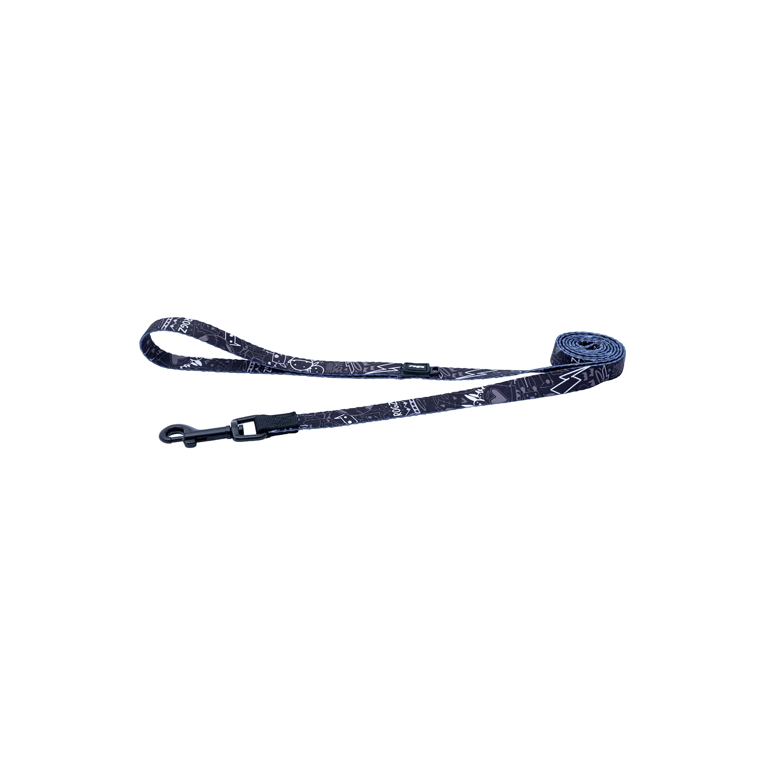 Correa Para Perro, Modelo Fusion De Rogz, Estampado Graffiti Negro. Talla Xl (39-64kg) - Image 2