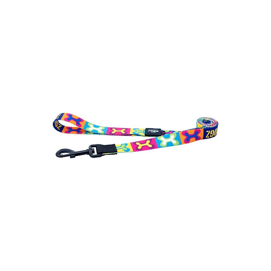 Correa Para Perro, Modelo Fusion De Rogz, Estampado Pop Art. Talla S (8-14kg) - Image 4