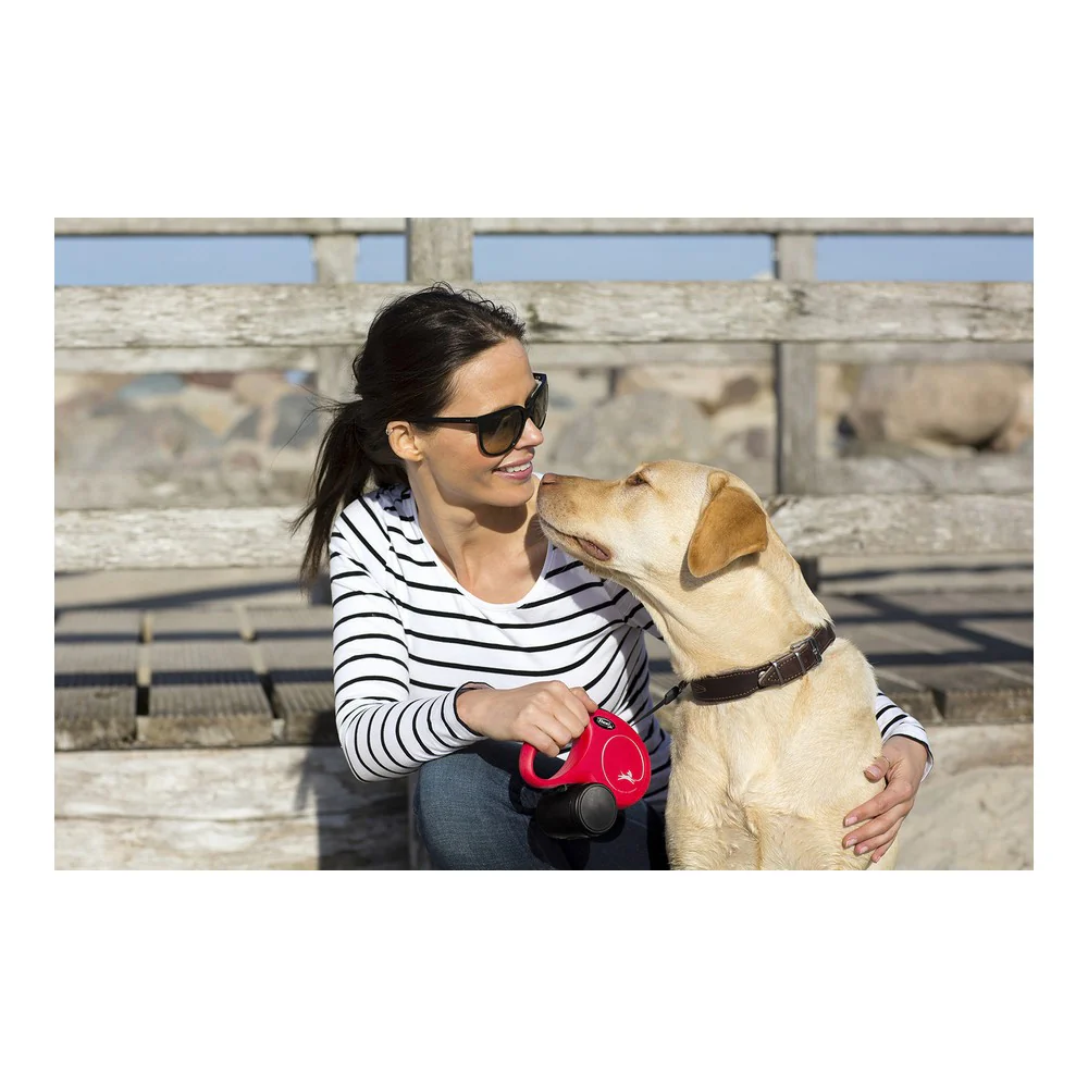 Correa Para Perros Flexi New Classic 3m Rojo Talla Xs