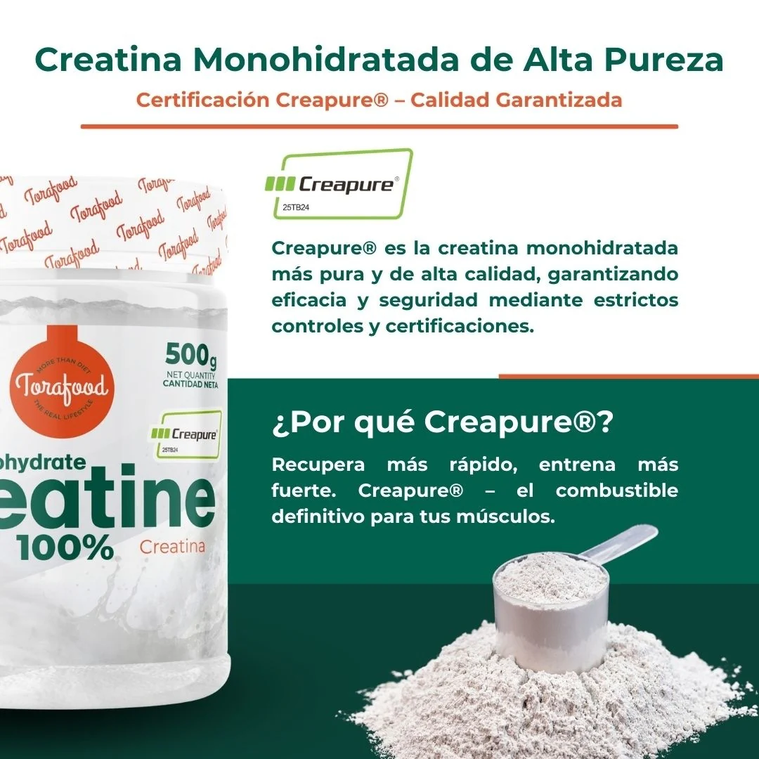 Creatina Creapure Neutra Torafood 300g - Image 5