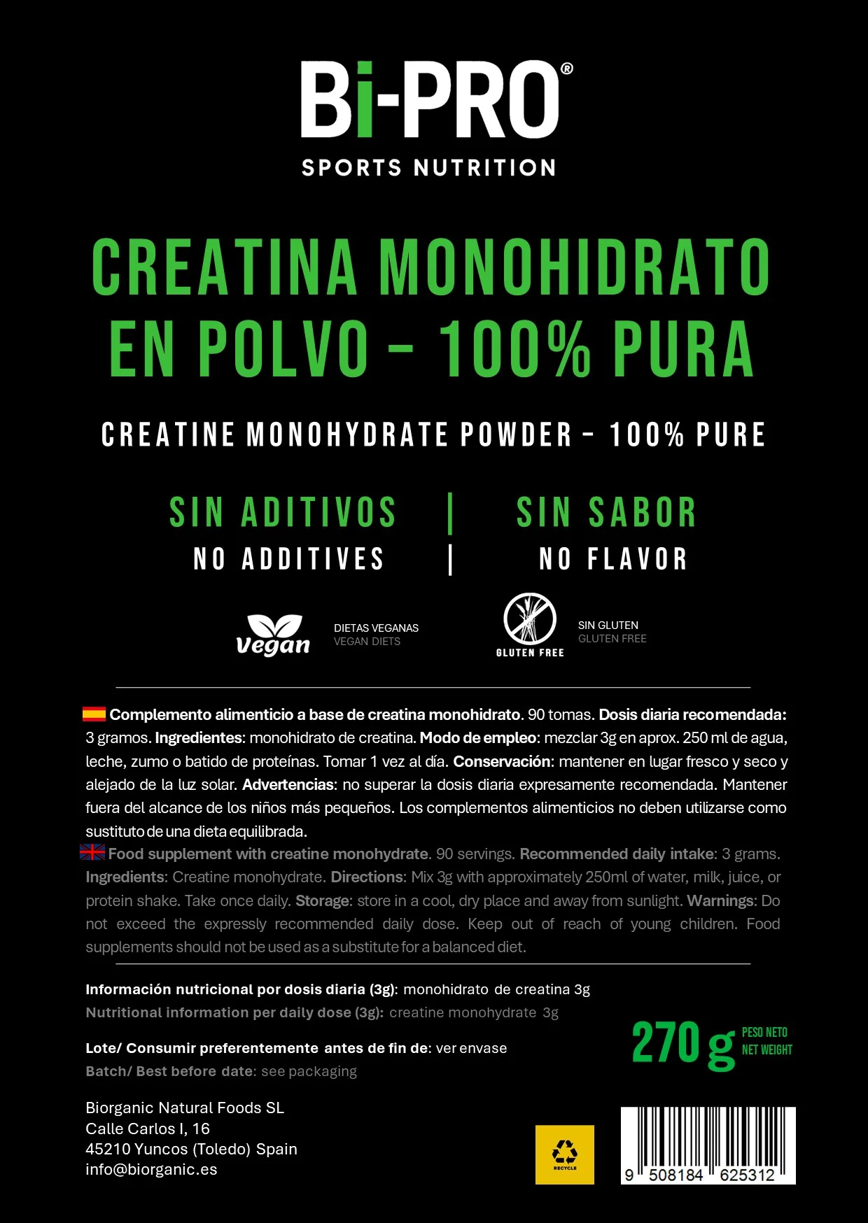 Creatina Monohidrato 200mesh - Image 2