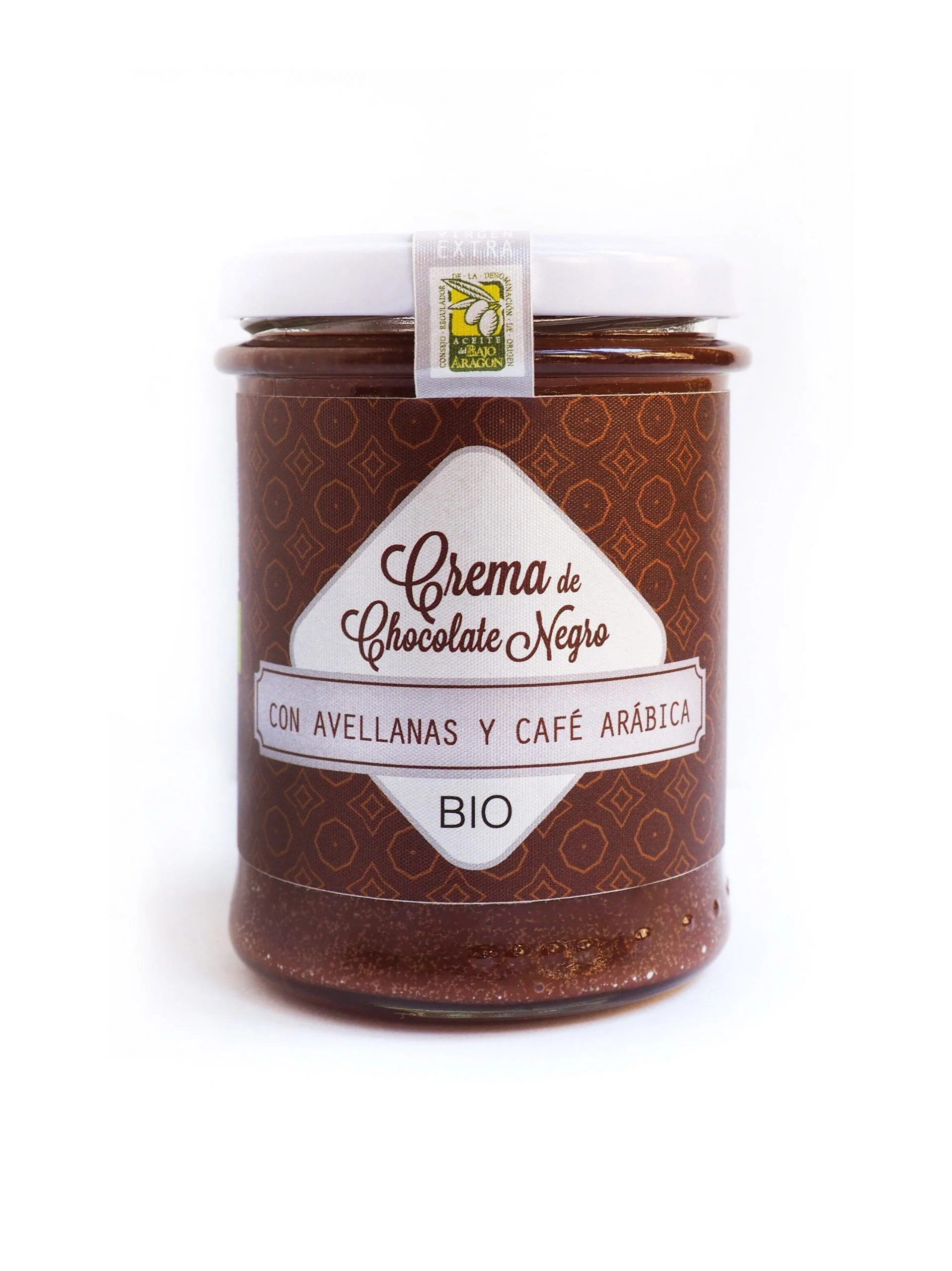 Crema Bio de chocolate negro con avellanas y café Arábica. Con aceite de oliva virgen extra. - Image 2