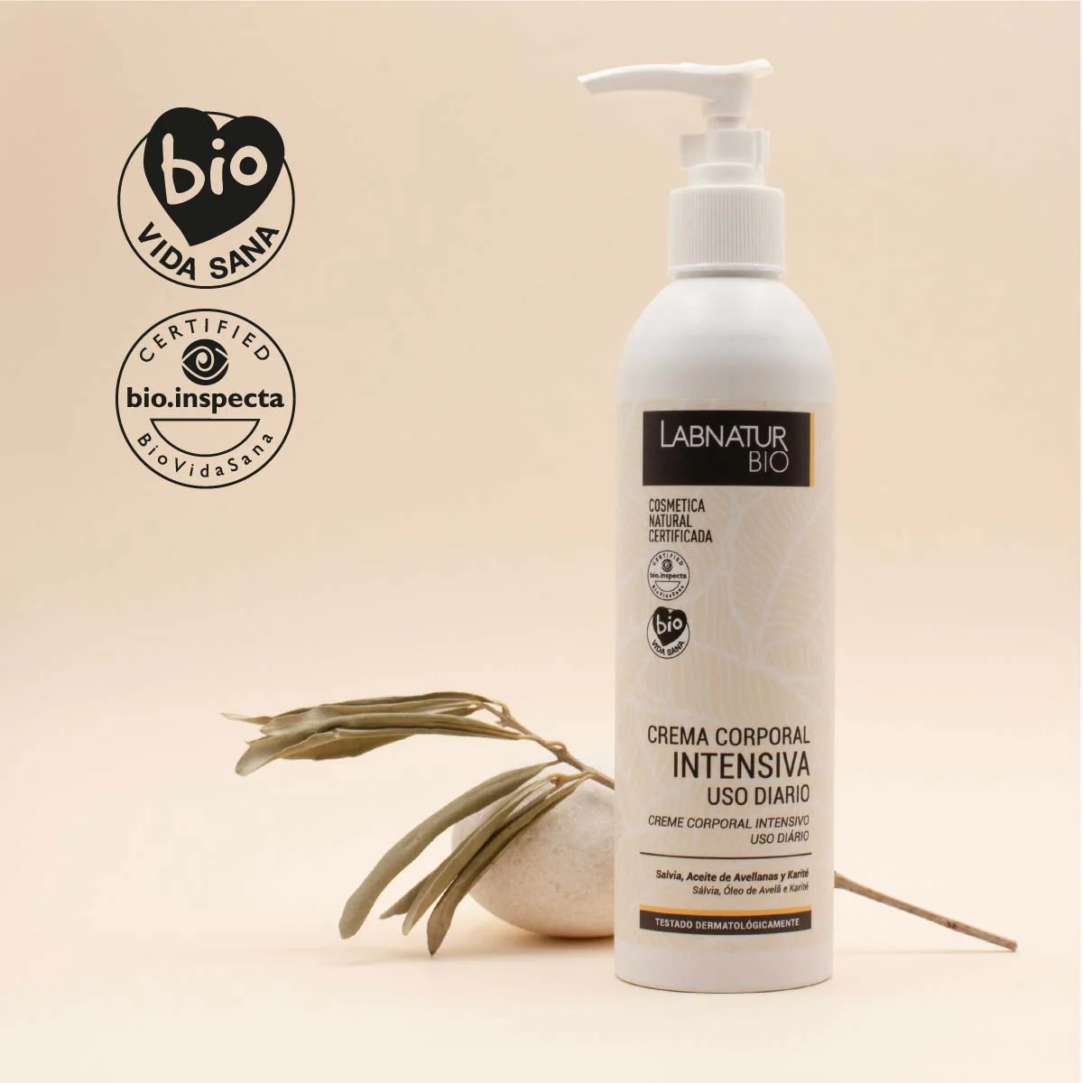 Crema Corporal Reparadora Bio 300 Ml | Nutre Y Regenera La Piel | Hidratación Intensiva | Piel Seca - Image 2
