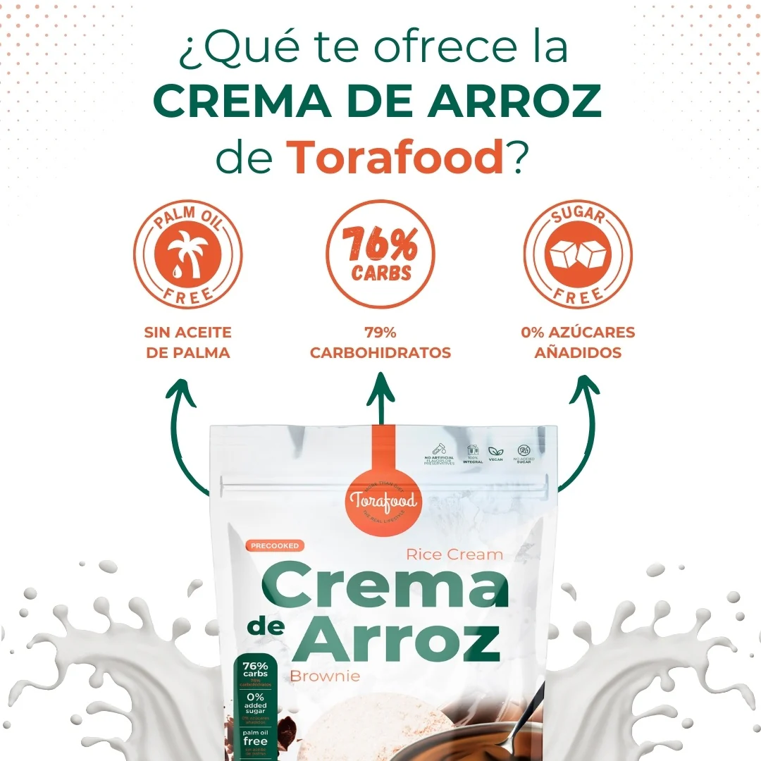 Crema De Arroz Brownie Torafood 1kg - Image 4