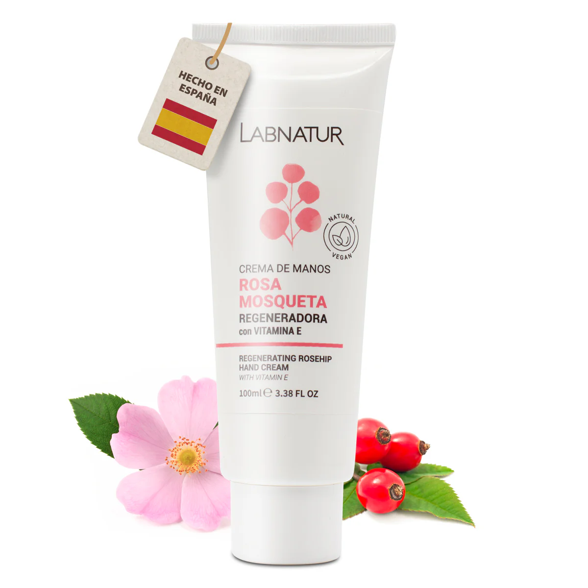 Crema de Manos Rosa Mosqueta 100 Ml | Hidratante y Regeneradora | Repara y Suaviza | Cuidado Natural - Image 2
