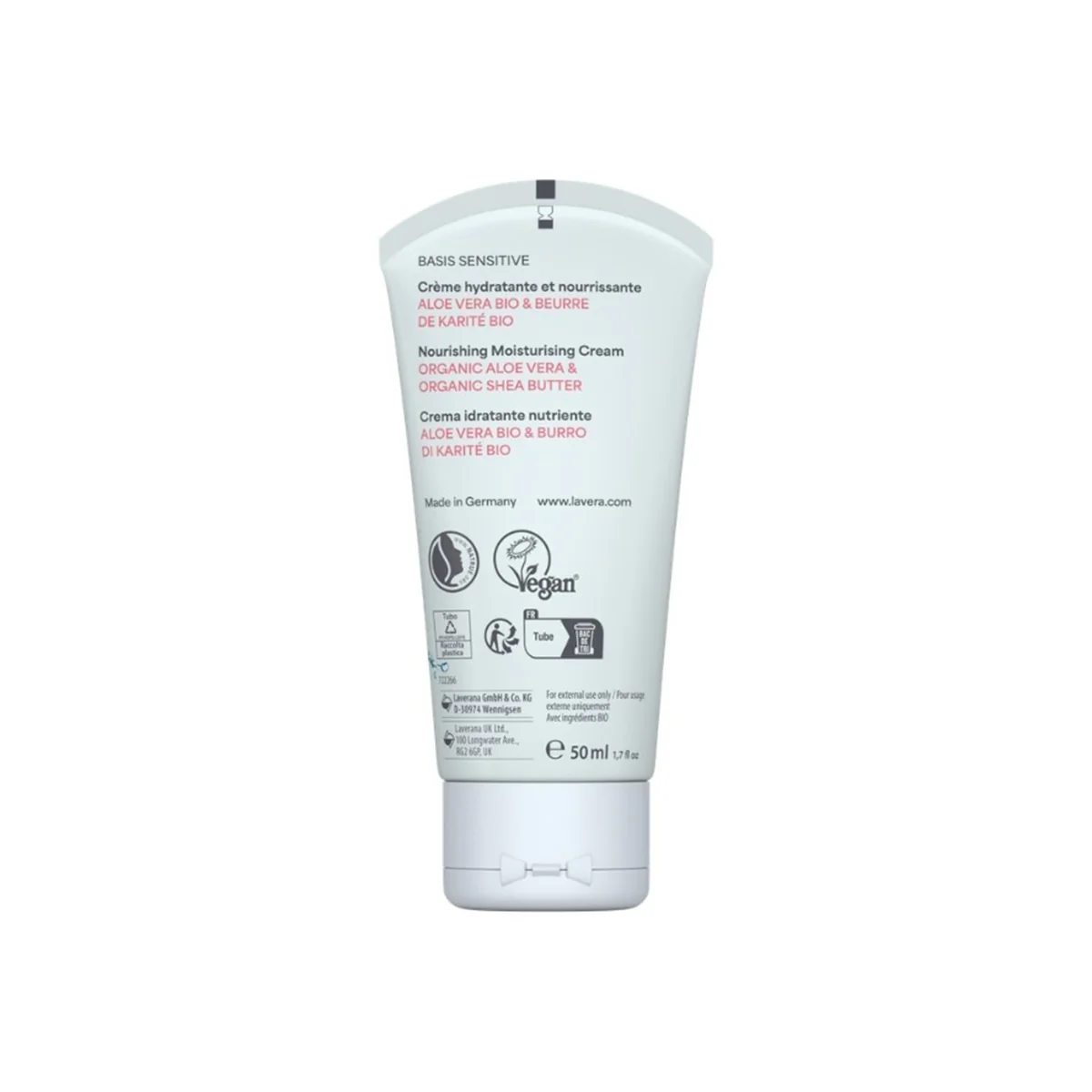 Crema día nutritiva basis sensitive Lavera 50 ml - Image 2