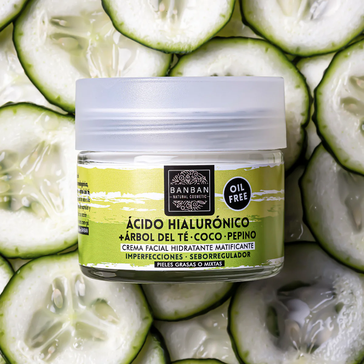 Crema Facial Árbol Del Té Y Ácido Hialurónico 50ml Banban - Image 3