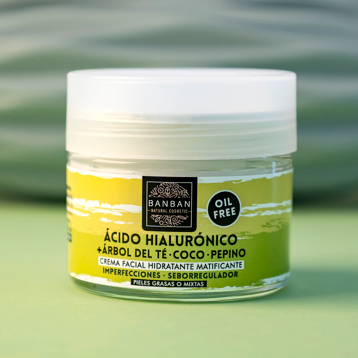 Crema Facial Árbol Del Té Y Ácido Hialurónico 50ml Banban - Image 4