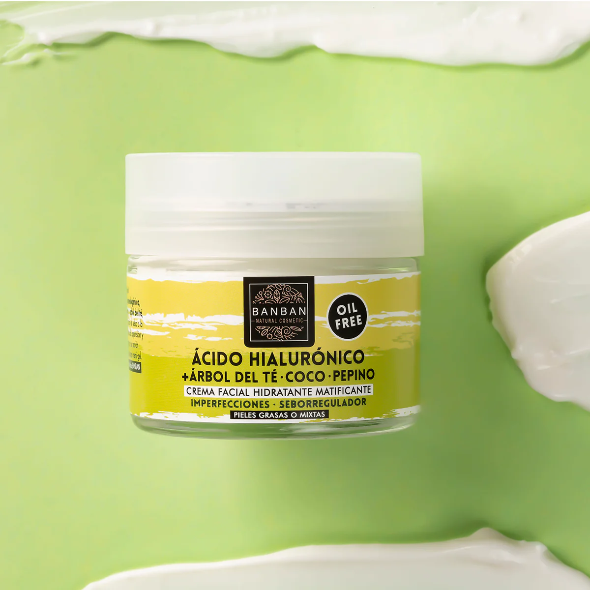 Crema Facial Árbol Del Té Y Ácido Hialurónico 50ml Banban - Image 5