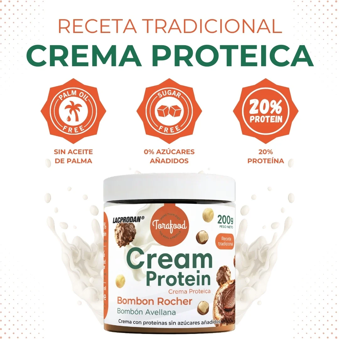 Crema Proteica Chips Bombon Rocher Torafood 200g - Image 3