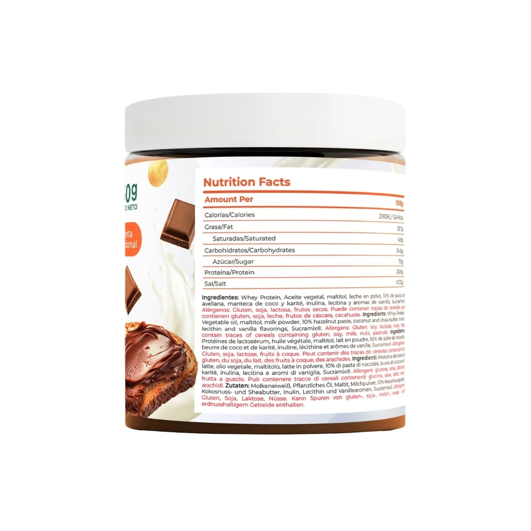 Crema Proteica Choco Hazelnut Torafood 200g - Image 3