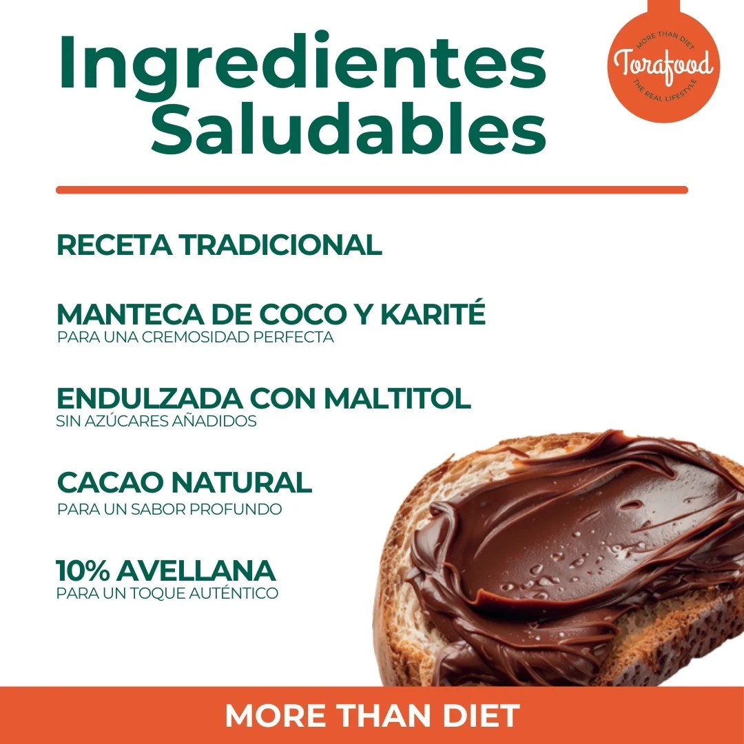 Crema Proteica Choco Hazelnut Torafood 200g - Image 6