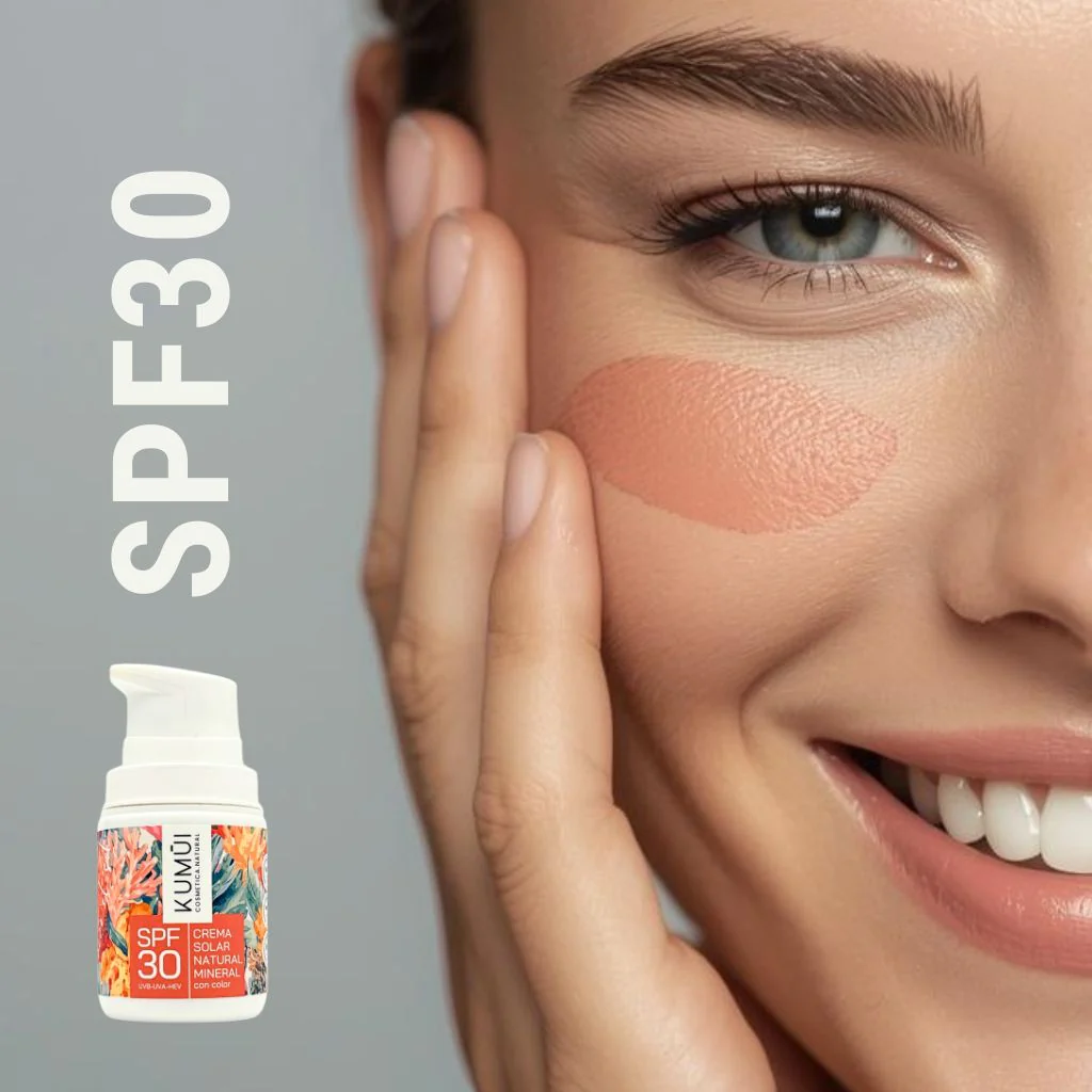 Crema Solar Natural Mineral Spf30 Con Color KUMUI 50ml - Image 2