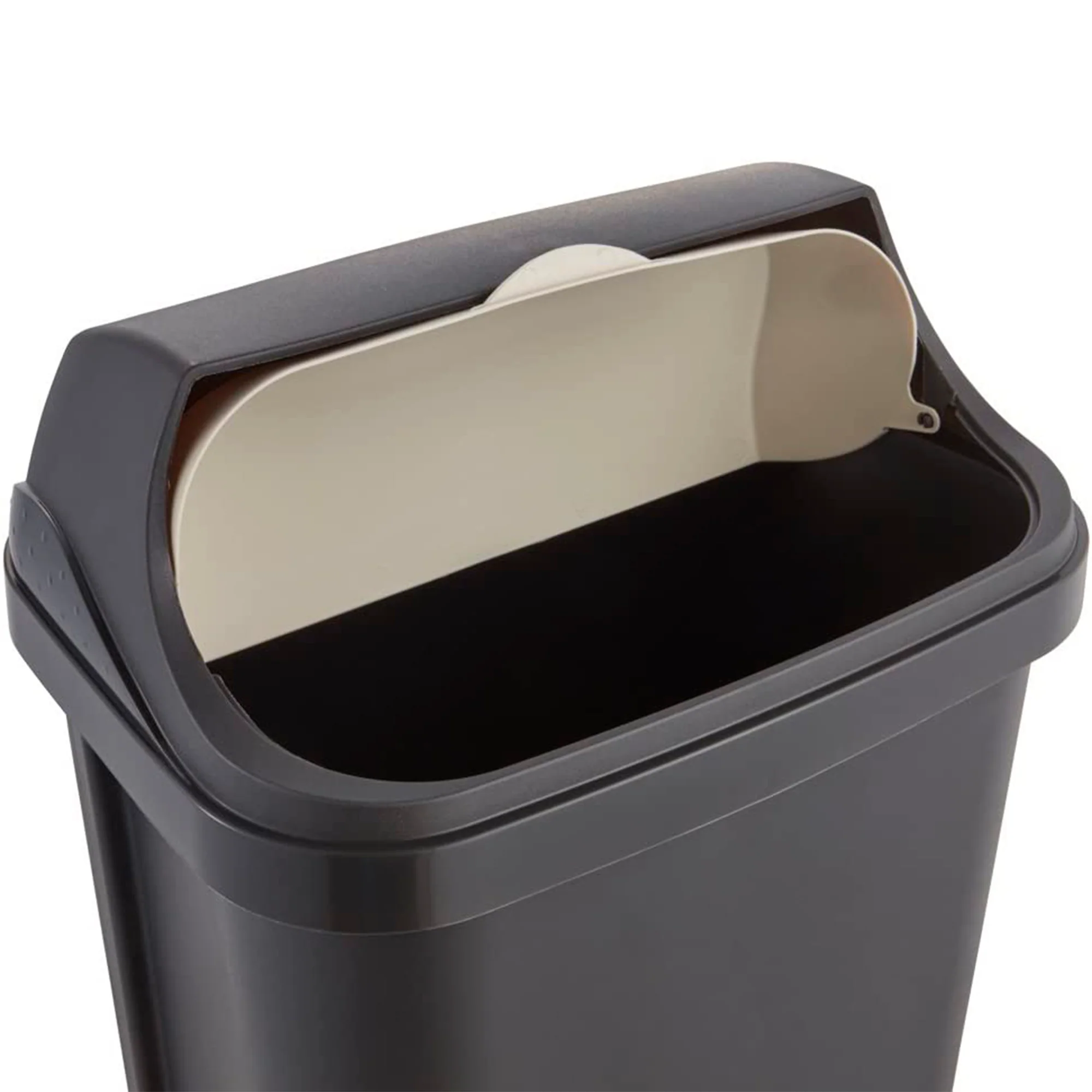 Cubo De Basura Con Tapa Deslizante, 25 L, Rasmus, Gris Grafito - Image 4