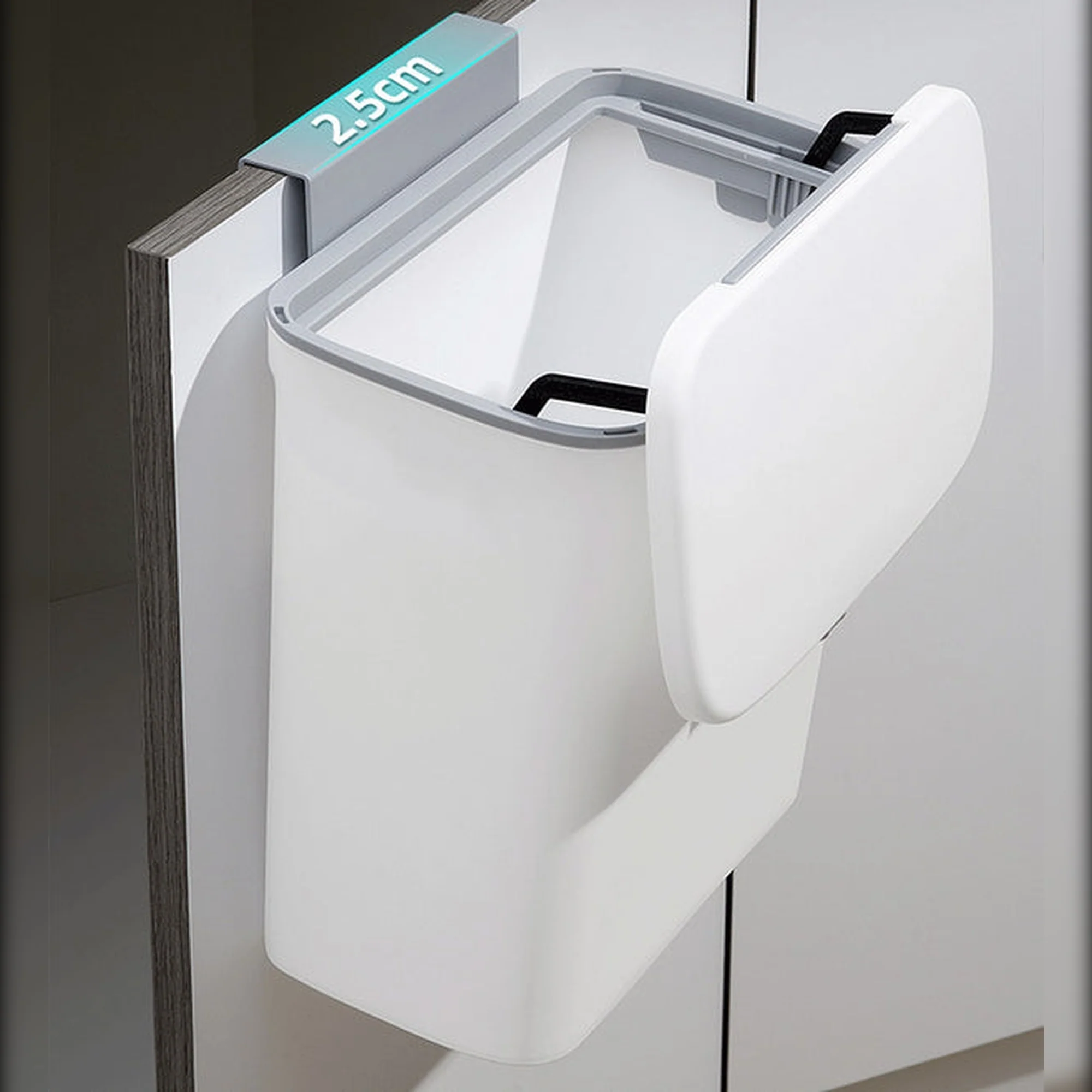Cubo De Basura Multifuncional Para Puerta O Pared 12l - Image 4