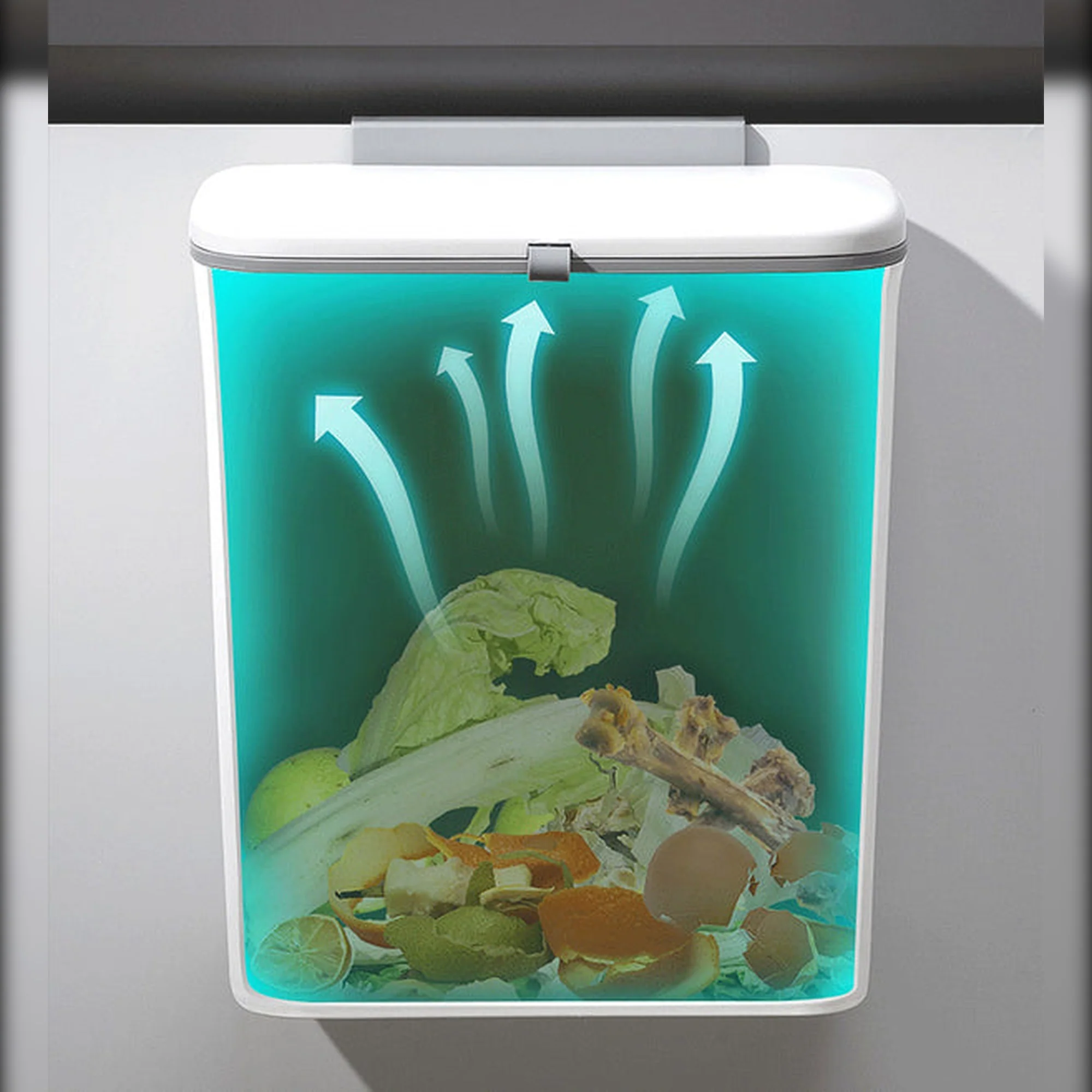 Cubo De Basura Multifuncional Para Puerta O Pared 12l - Image 5
