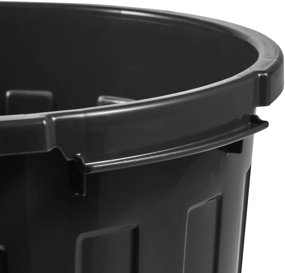 Cubo De Basura / Papelera Polivalente Con Tapa Cerrable, Pequeño, Plástico Resistente (pp), 7 l, Mats, Grafito - Image 5
