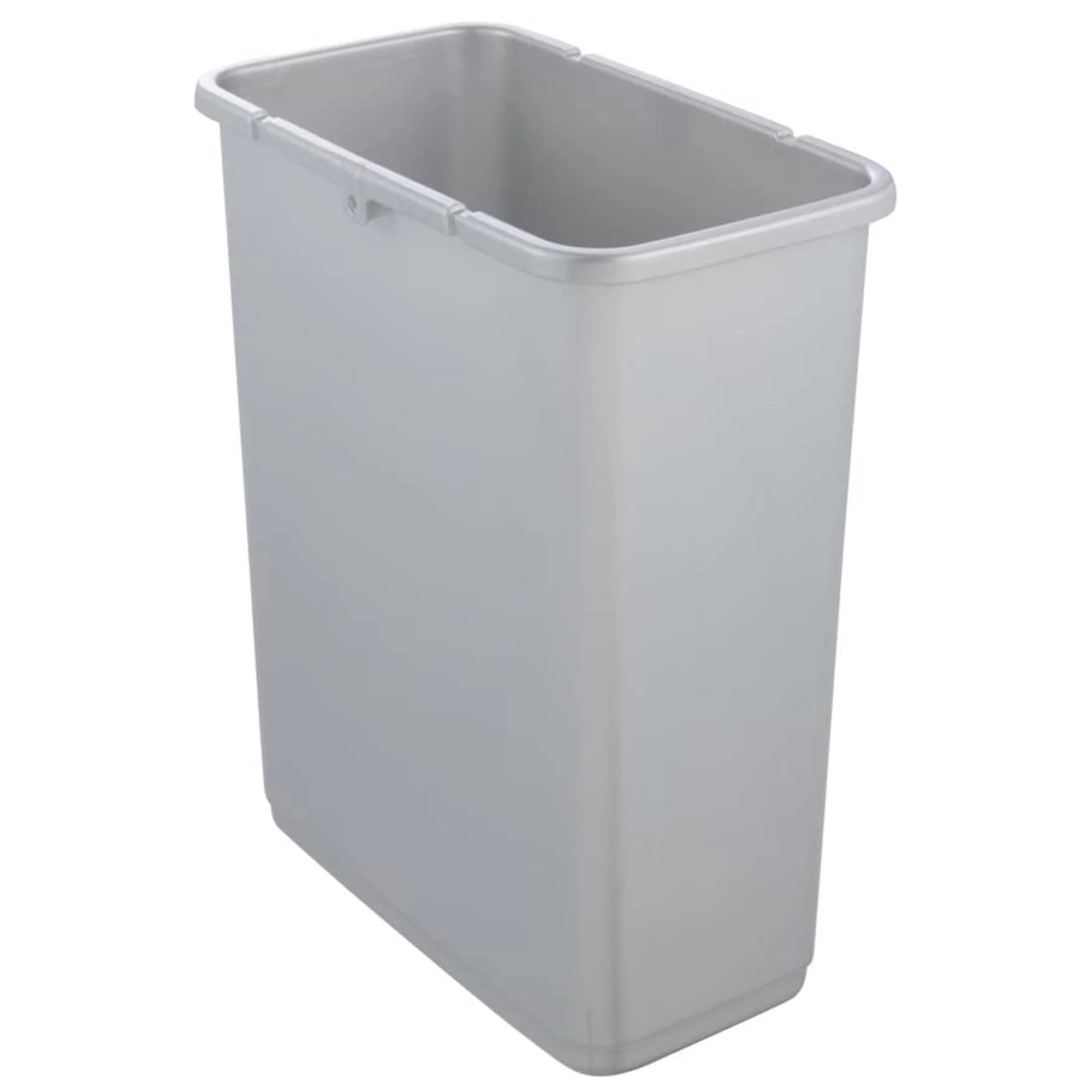 Cubo De Basura Premium Con Tapa Abatible, Tacto Suave, 10l, Color Plateado - Image 3