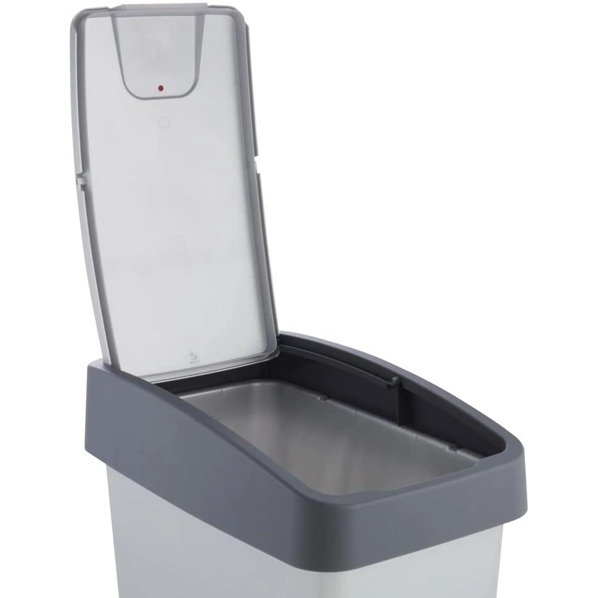 Cubo De La Basura Premium Con Tapa Abatible, Tacto Suave, 25 L, Magne, Plateado - Image 5