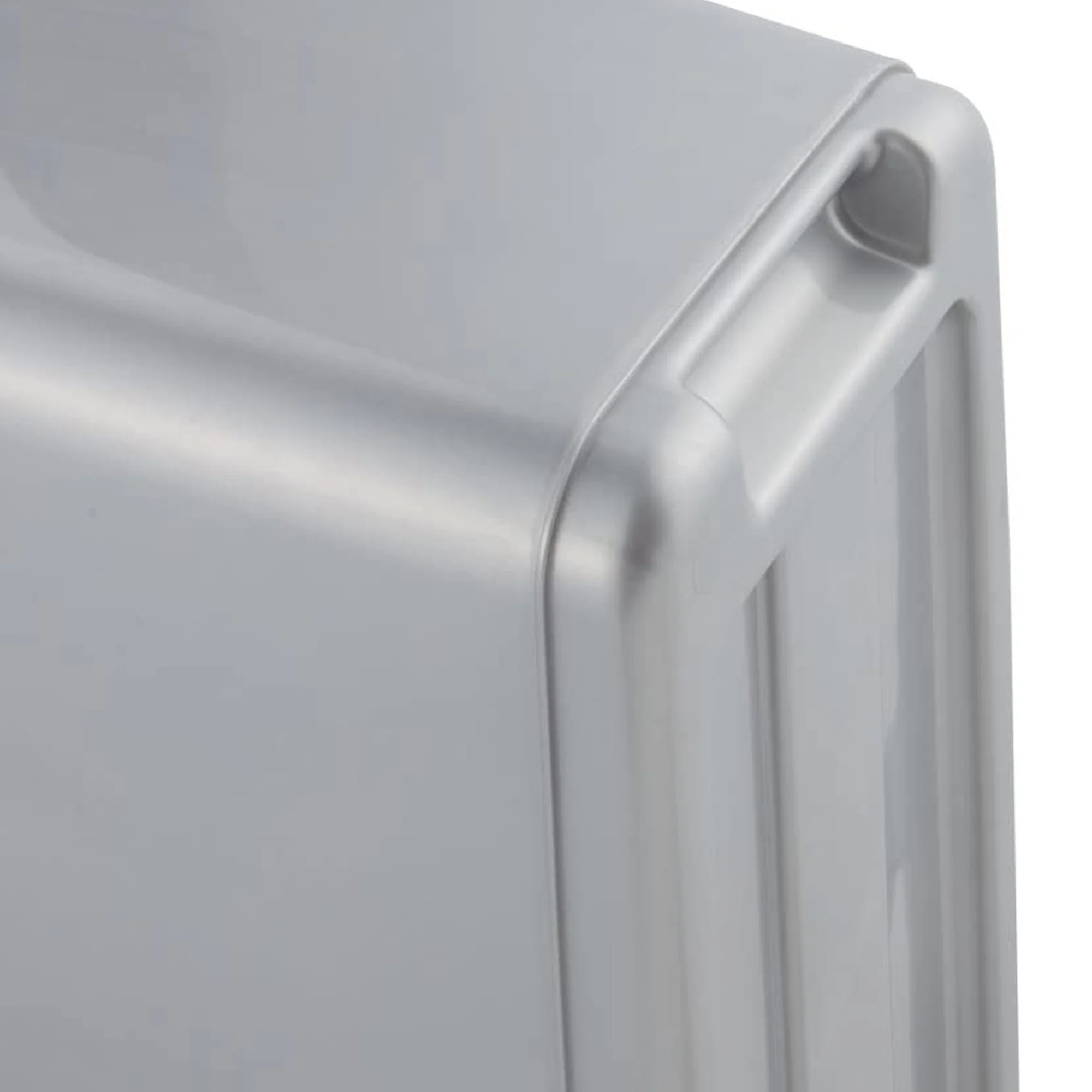 Cubo De La Basura Premium Con Tapa Abatible, Tacto Suave, 25 L, Magne, Plateado - Image 6