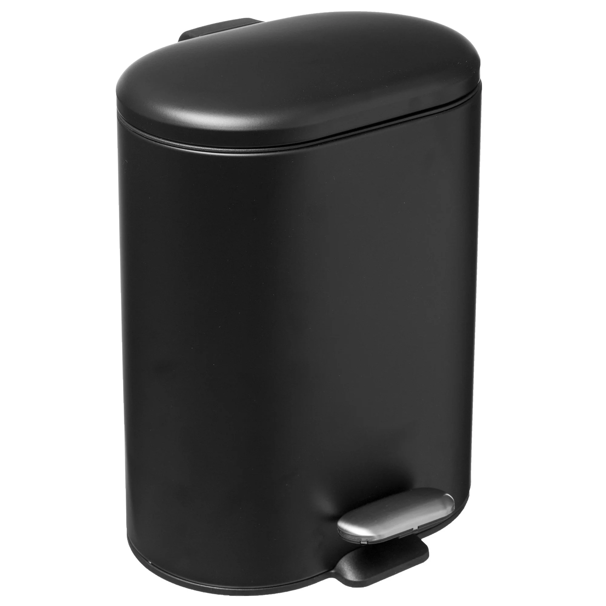 Cubo Pedal Acero Inoxidable Siliflex 6 L Negro