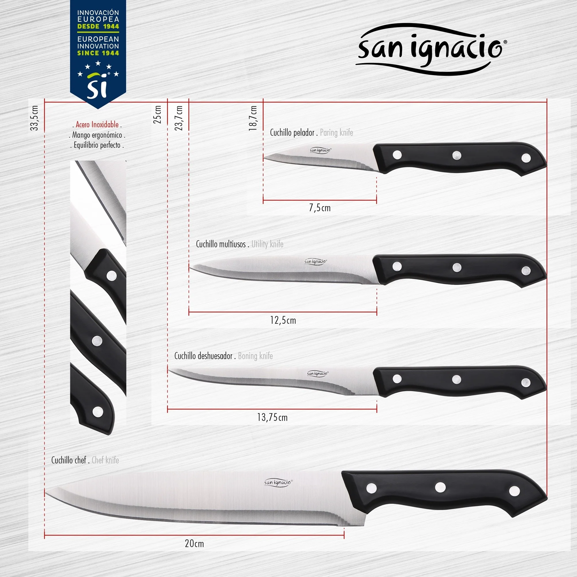 Cuchillo Deshuesador 13.75cm Acer Inox Toledo - Image 2