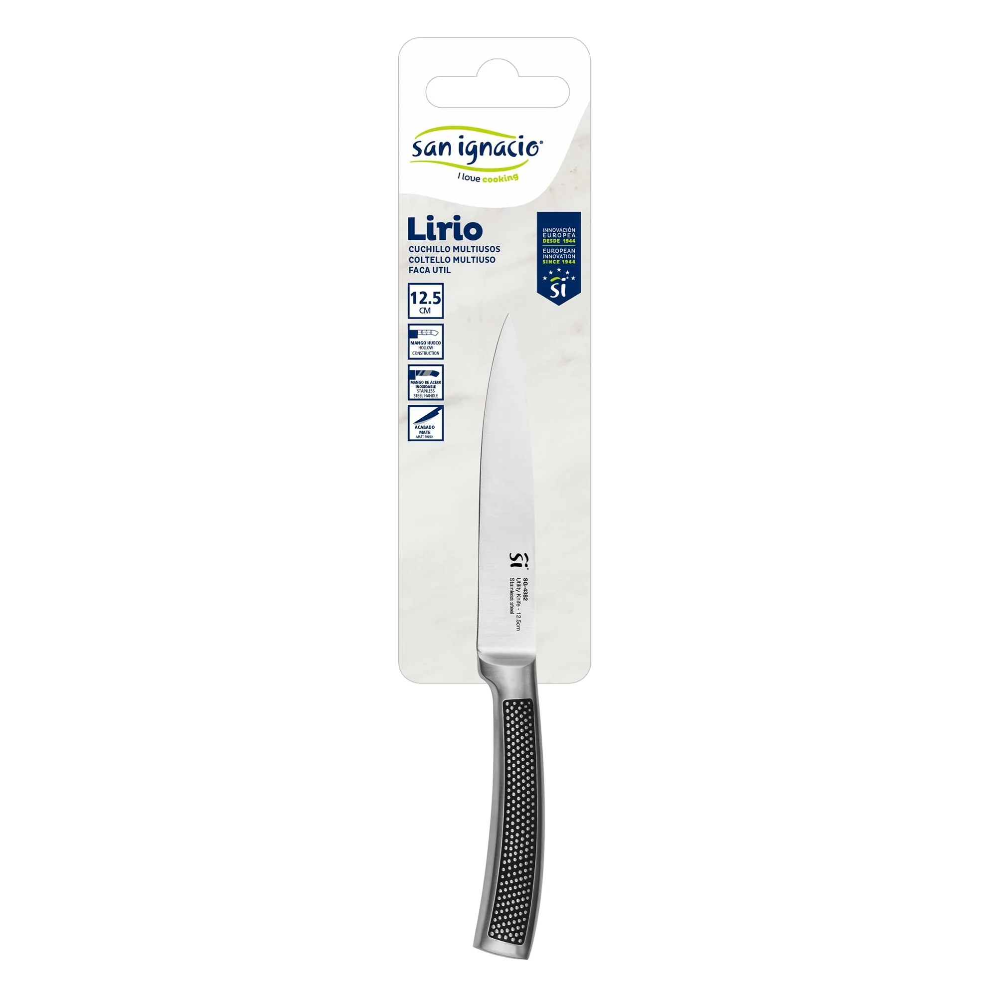 Cuchillo Multiusos 12,5cm Acero Inoxidable Lirio San Ignacio - Image 2