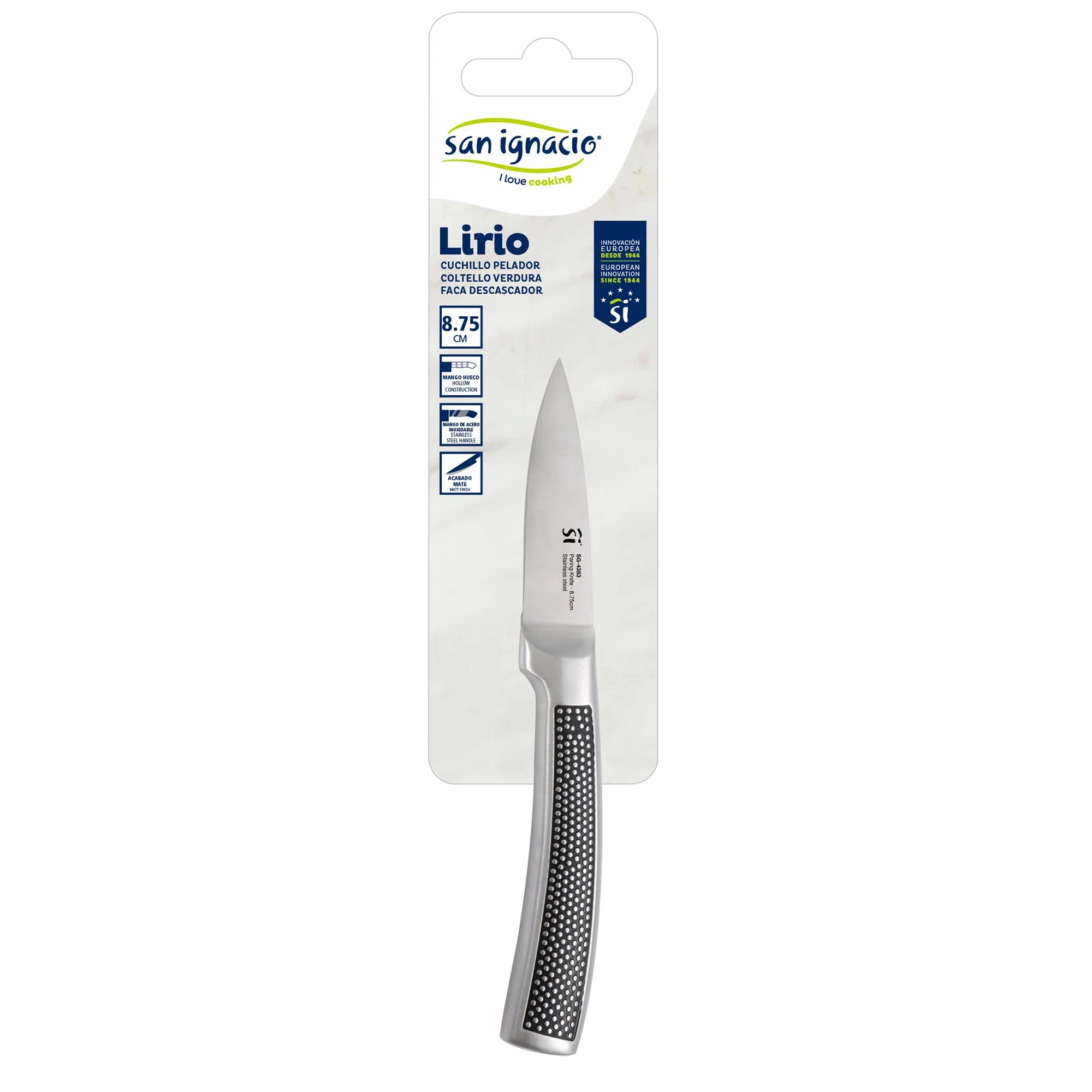 Cuchillo Pelador 8,75cm Acero Inoxidable Lirio San Ignacio - Image 2