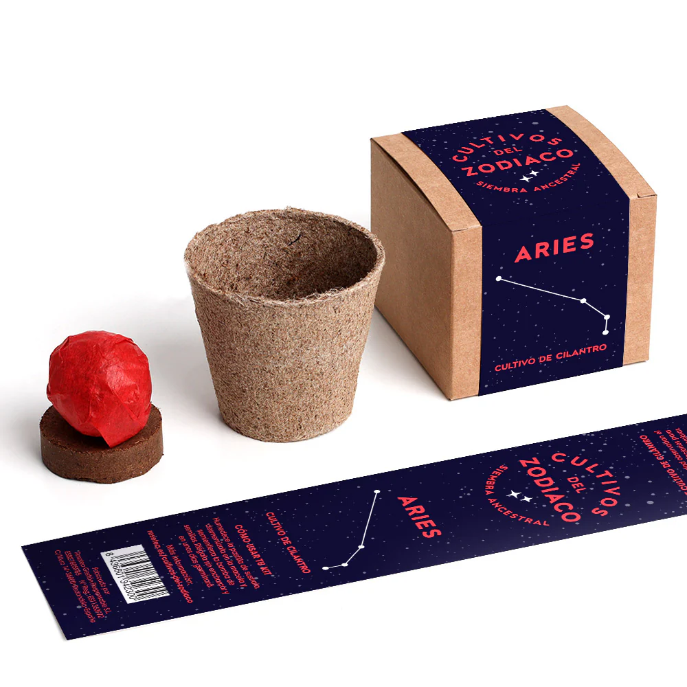 Cultivos Del Zodiaco – Aries | Kit De Cultivo Con Semillas De Cilantro - Image 2