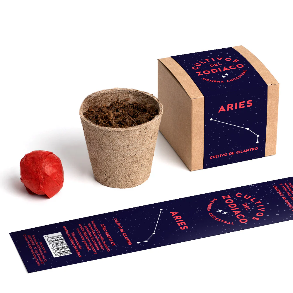Cultivos Del Zodiaco – Aries | Kit De Cultivo Con Semillas De Cilantro - Image 3