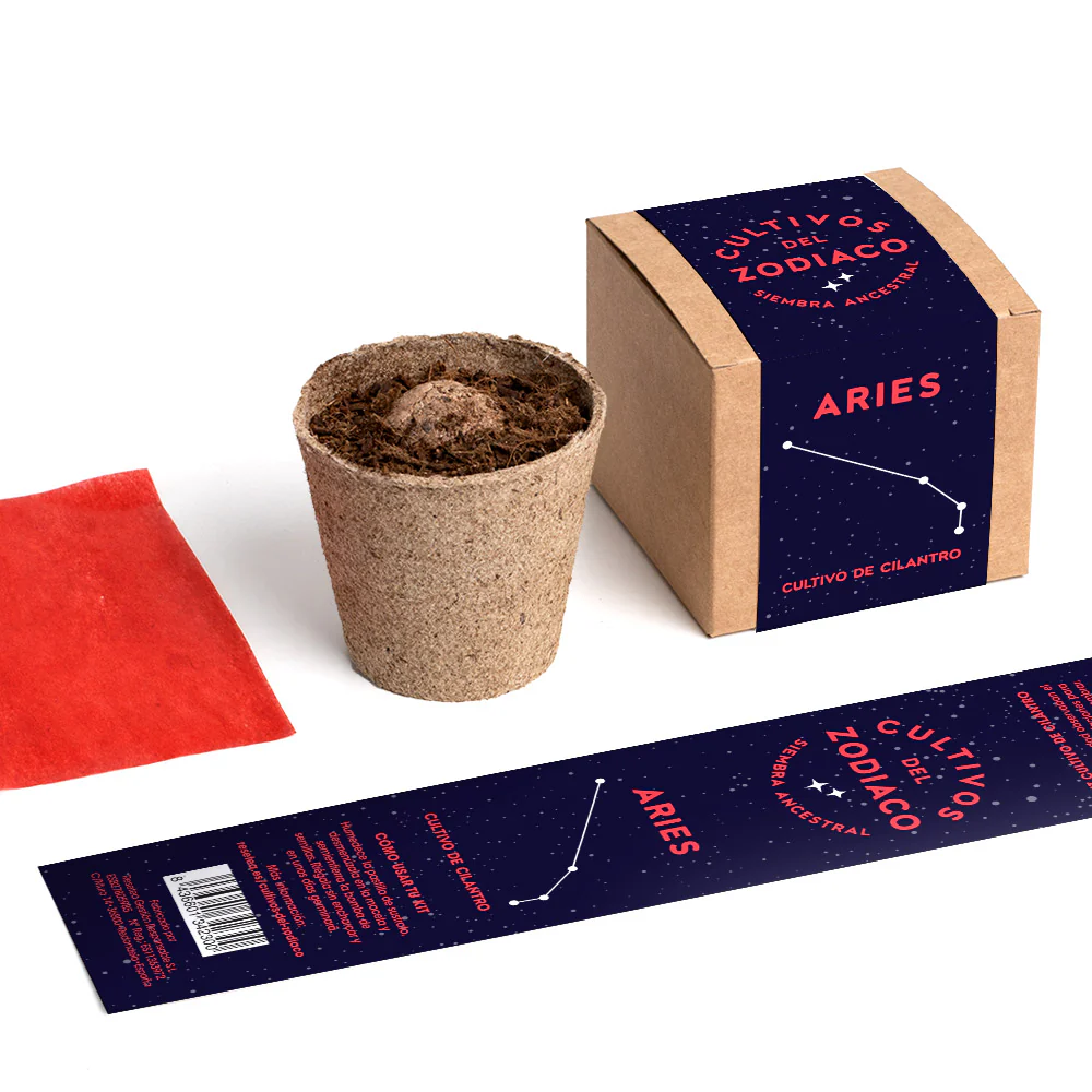 Cultivos Del Zodiaco – Aries | Kit De Cultivo Con Semillas De Cilantro - Image 4