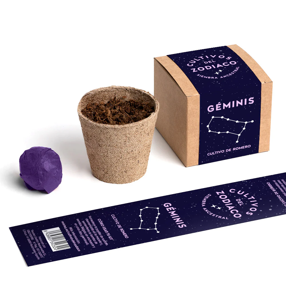 Cultivos Del Zodiaco – Géminis | Kit De Cultivo Con Semillas De Romero - Image 3