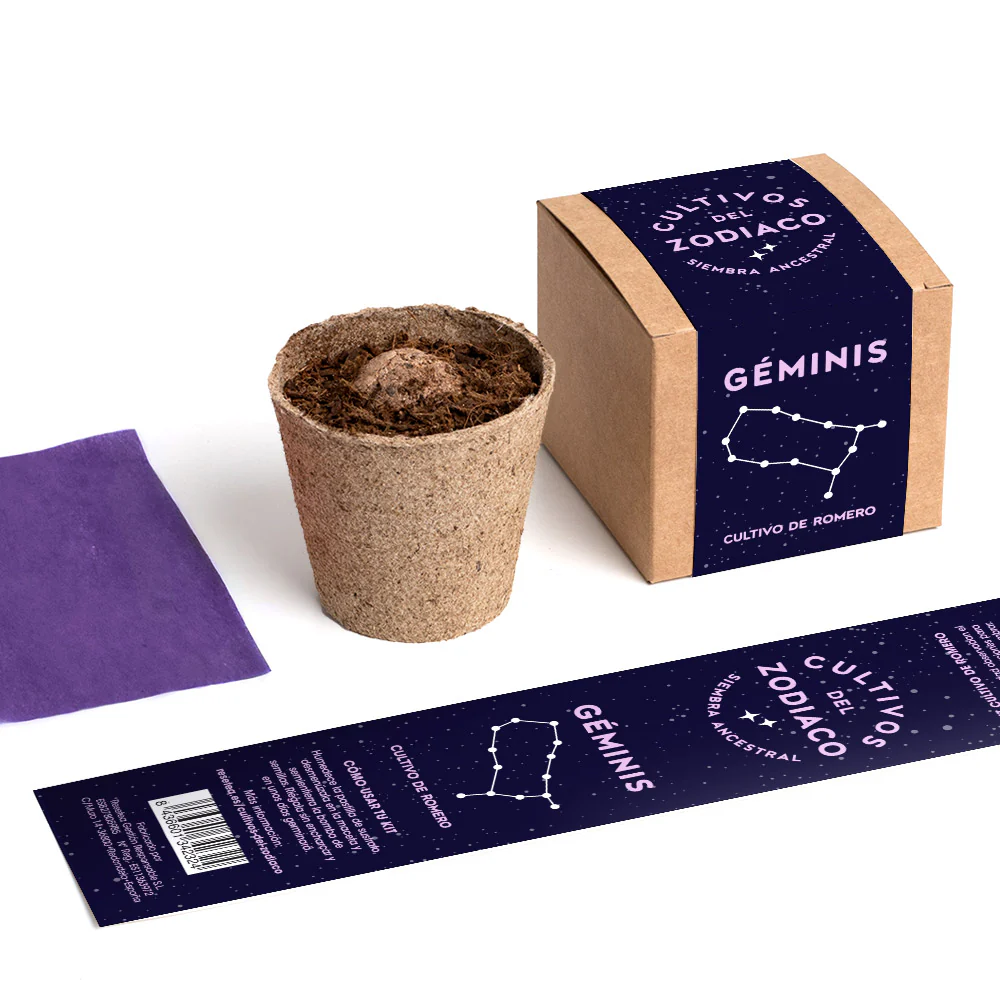 Cultivos Del Zodiaco – Géminis | Kit De Cultivo Con Semillas De Romero - Image 4