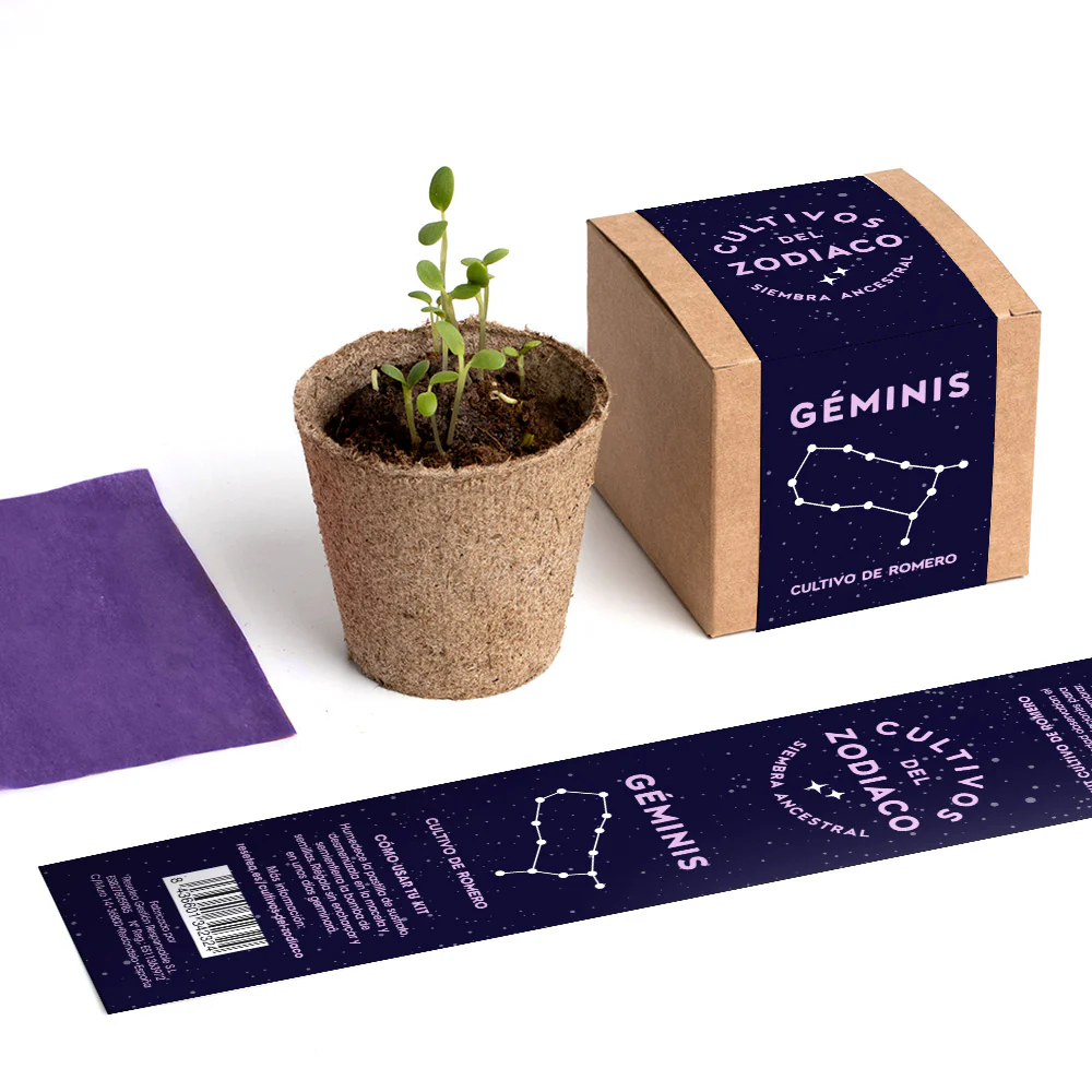 Cultivos Del Zodiaco – Géminis | Kit De Cultivo Con Semillas De Romero - Image 5
