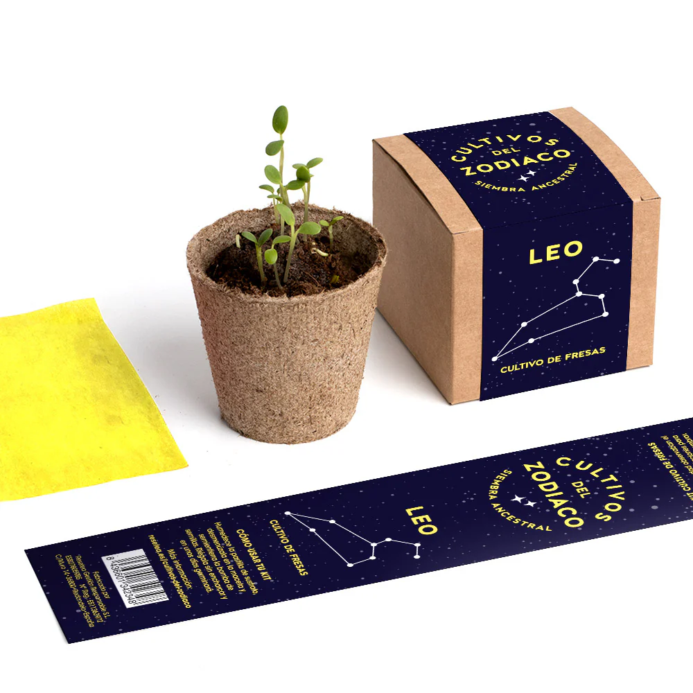 Cultivos Del Zodiaco – Leo | Kit De Cultivo Con Semillas De Fresa - Image 5