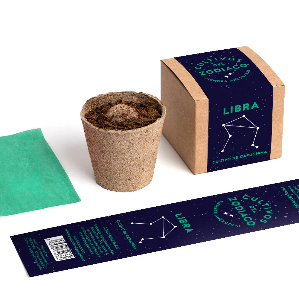 Cultivos Del Zodiaco – Libra | Kit De Cultivo Con Semillas De Capuchina - Image 4