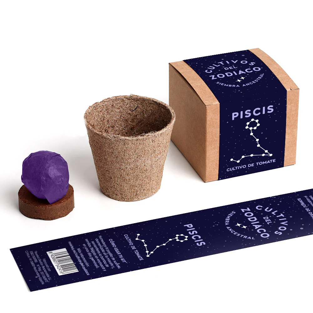 Cultivos Del Zodiaco – Piscis | Kit De Cultivo Con Semillas De Tomate - Image 2