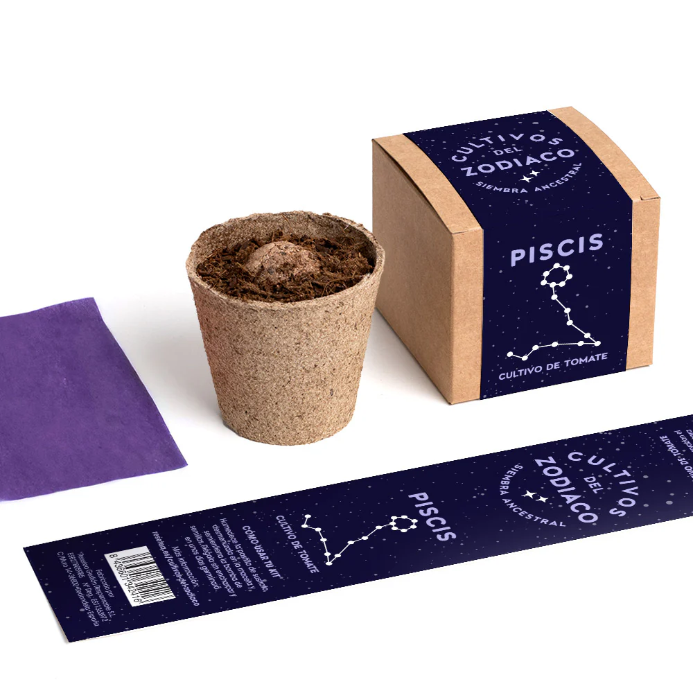 Cultivos Del Zodiaco – Piscis | Kit De Cultivo Con Semillas De Tomate - Image 4