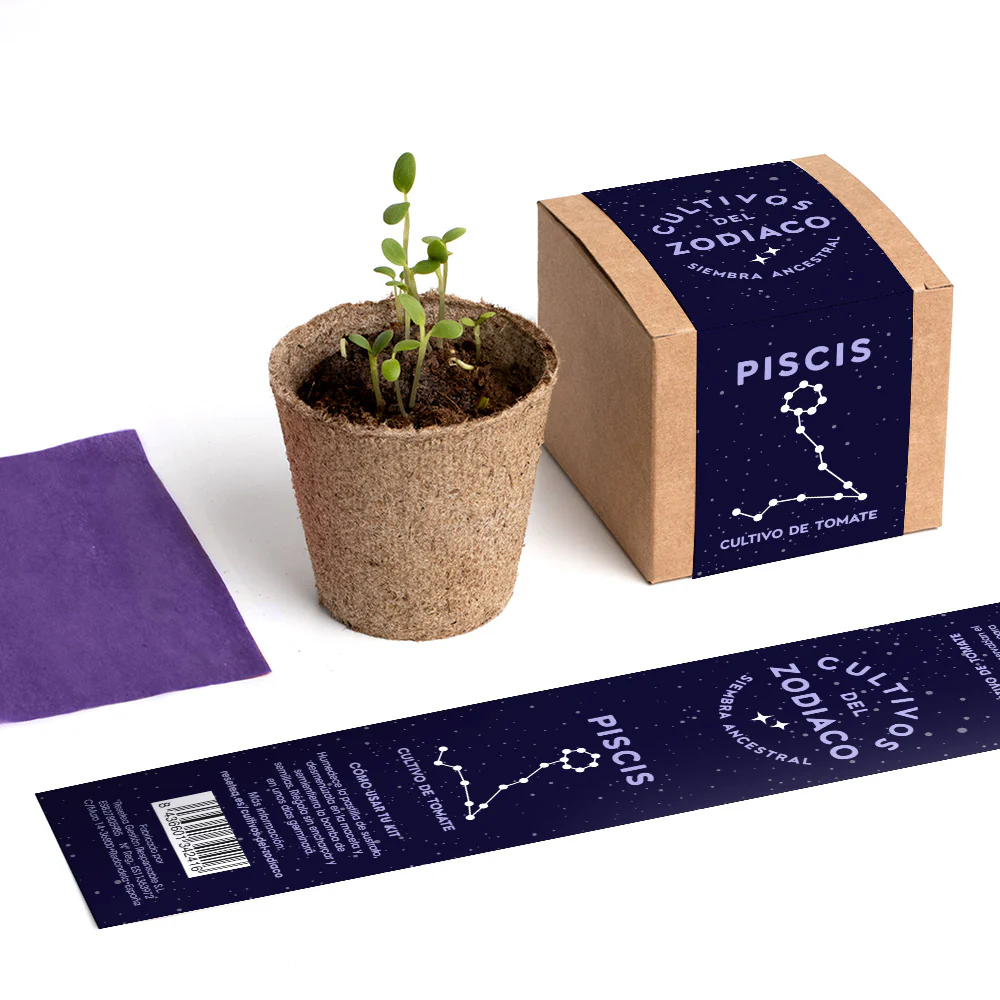 Cultivos Del Zodiaco – Piscis | Kit De Cultivo Con Semillas De Tomate - Image 5