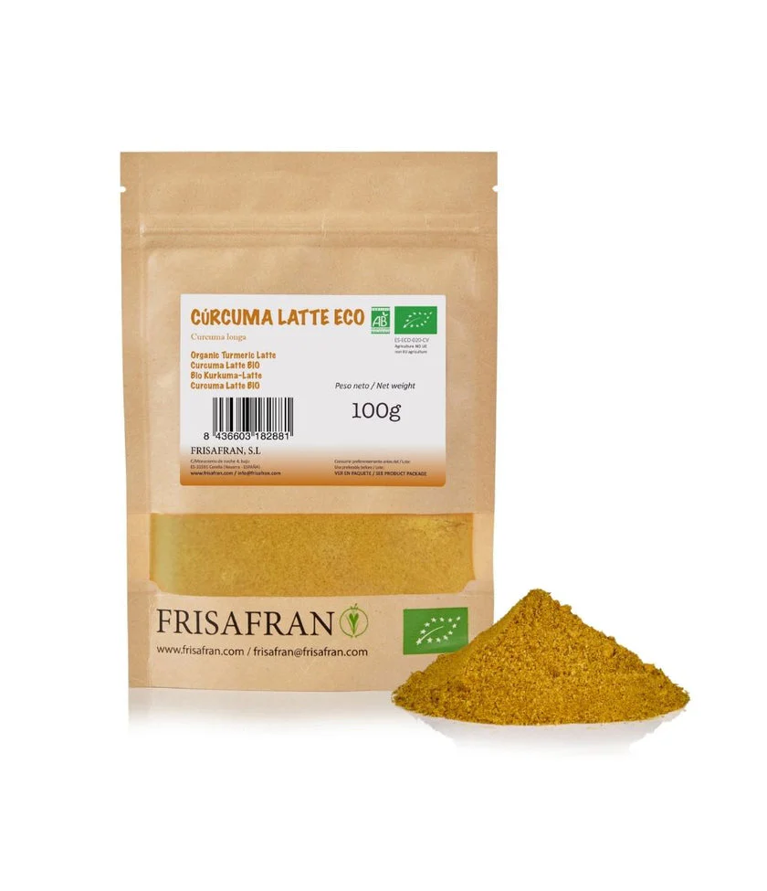 Cúrcuma Latte Ecológica En Polvo | Calidad | Frisafran 200 G